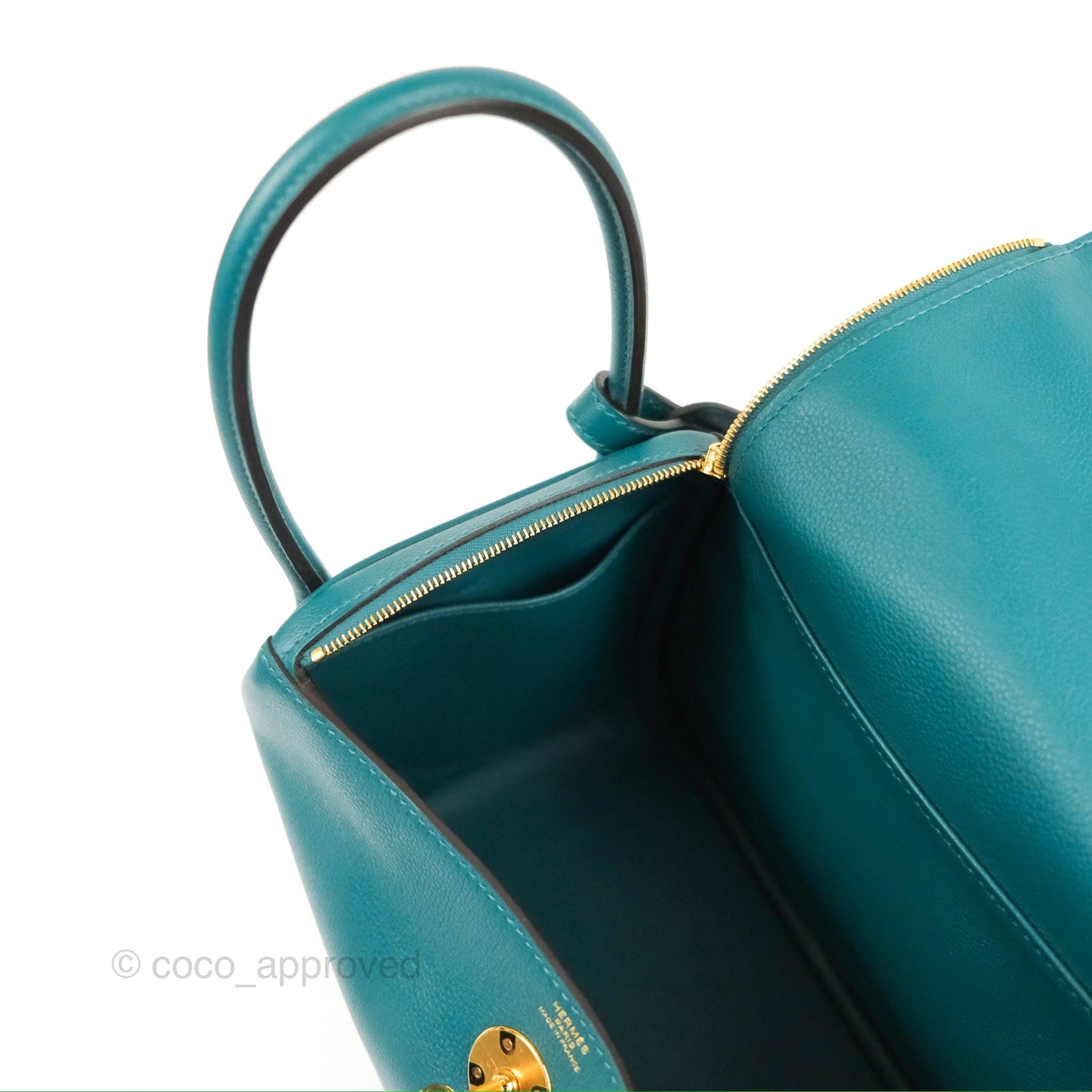 Hermès Lindy 26 Vert Bosphore Evercolor Gold Hardware