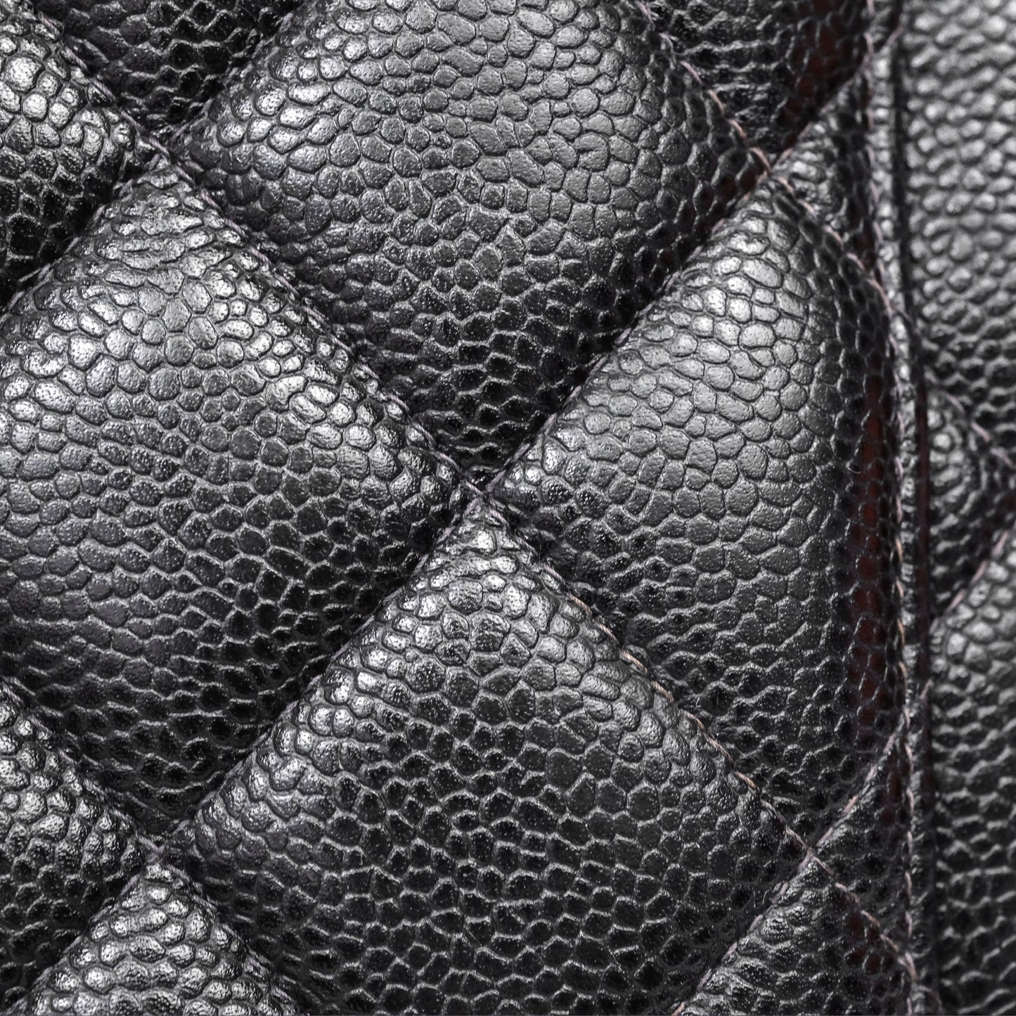 Chanel Vintage Medallion CC Black Caviar Tote Bag Gold Hardware