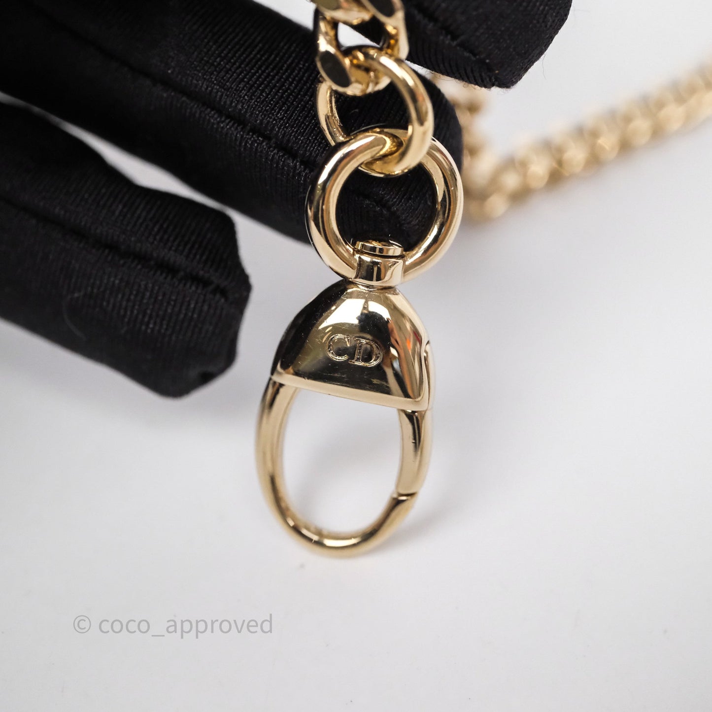 Christian Dior Mini Lady Dior Iridescent Grey Lambskin Cannage Gold Hardware