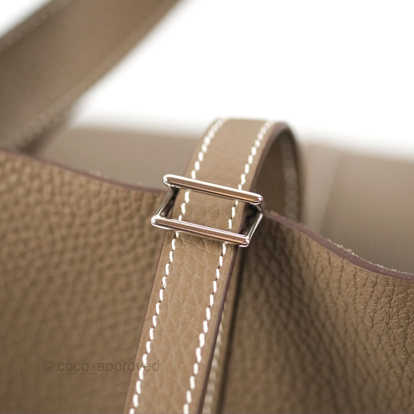 Hermès Picotin 22 Etoupe Clemence Palladium Hardware