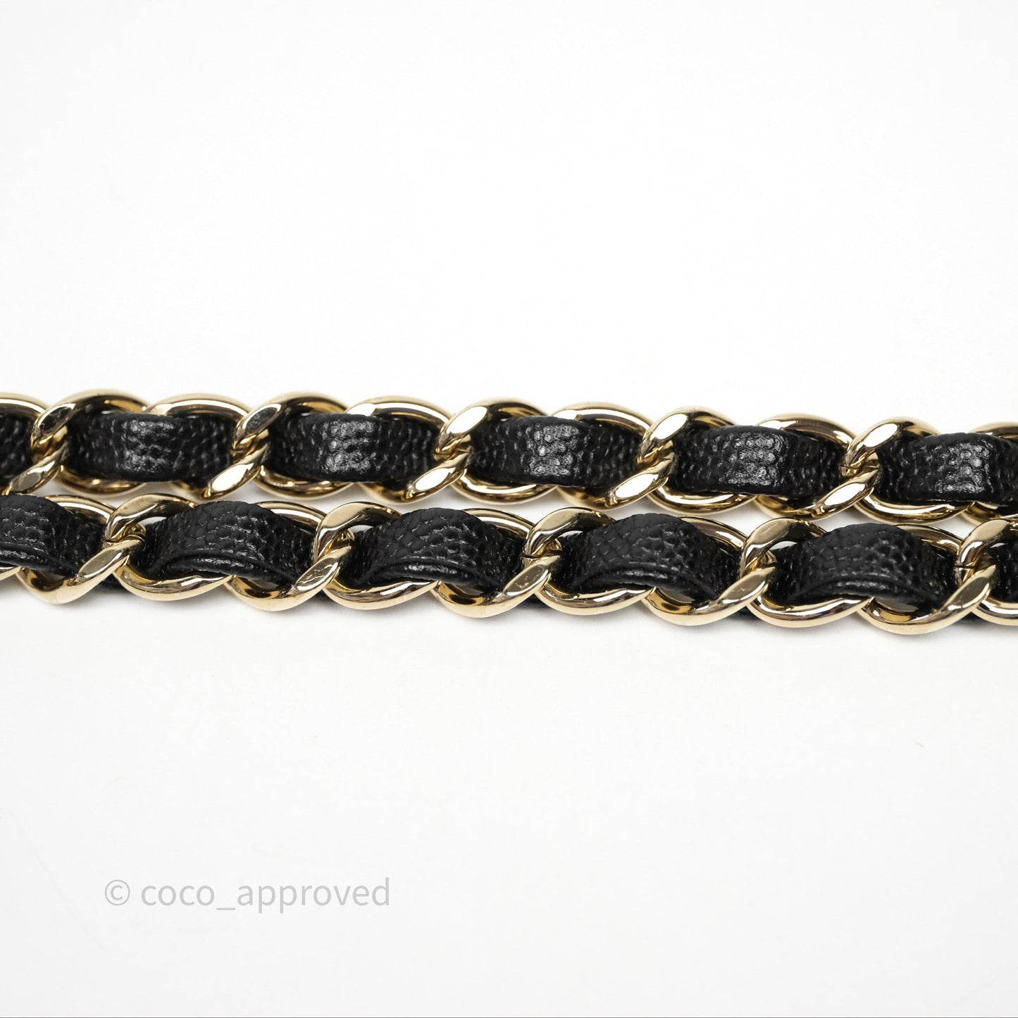 Chanel Mini Rectangular Chevron Black Caviar Gold Hardware