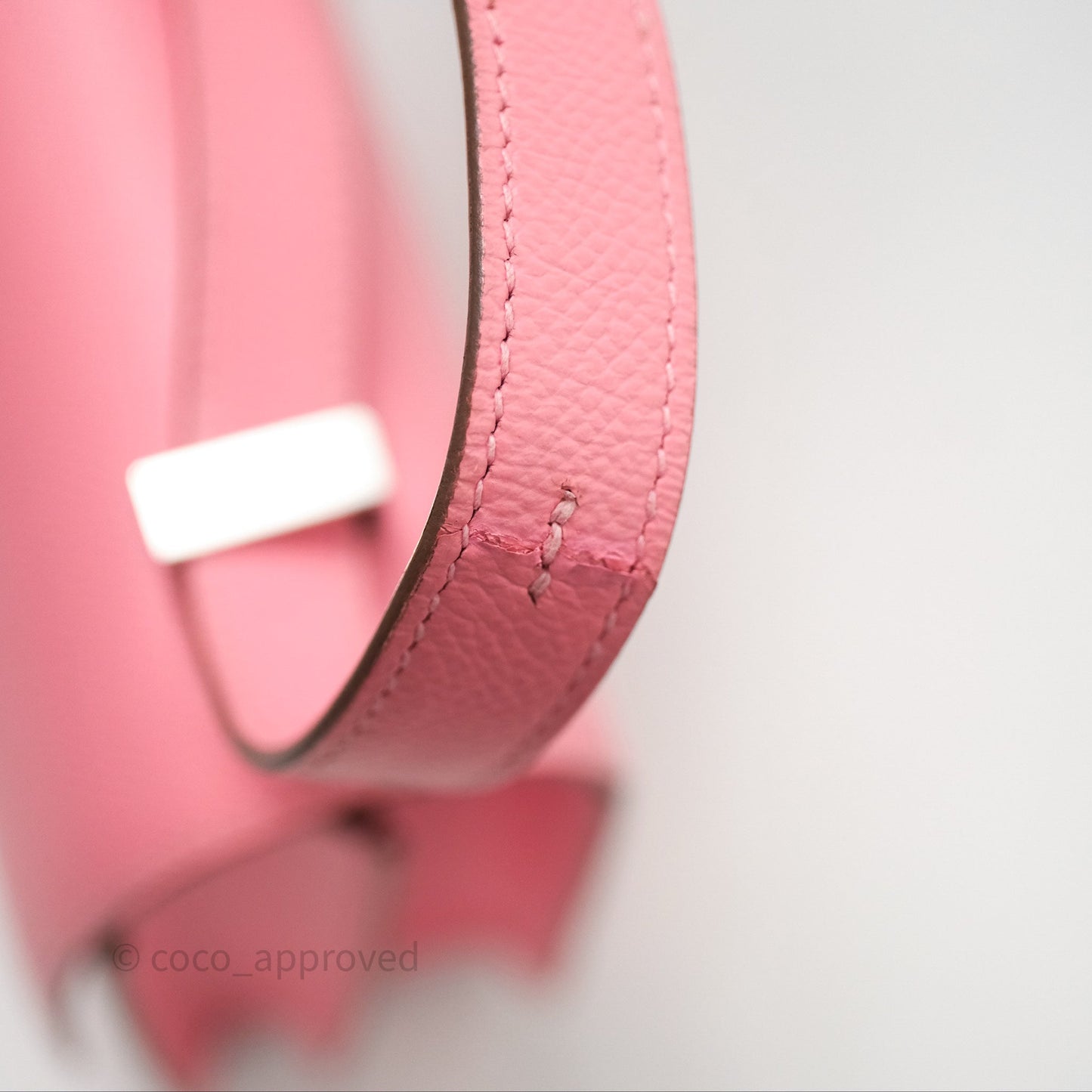 Hermès Constance 24 Rose Confetti Epsom Palladium Hardware