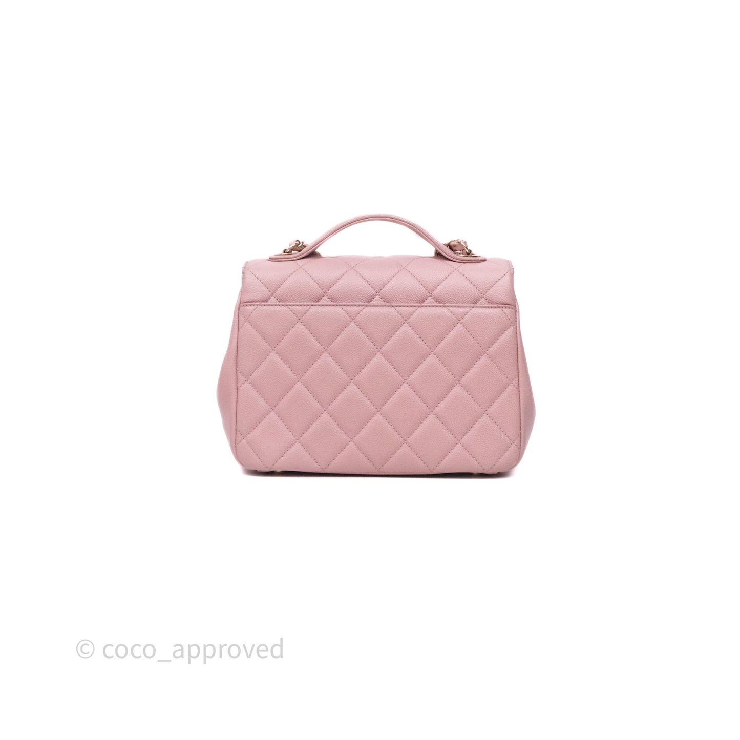 Chanel Quilted Medium Business Affinity Flap Pink Caviar Gold Hardware