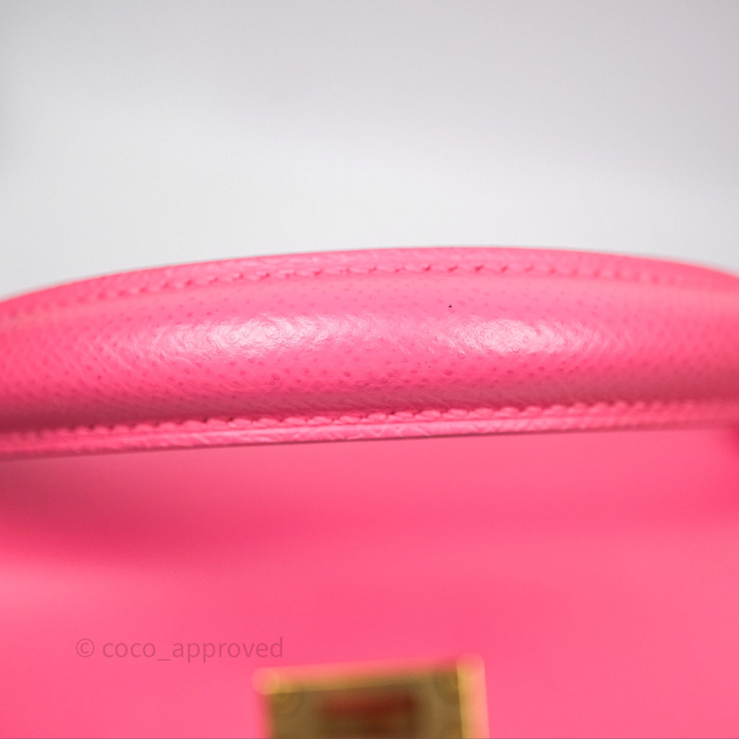 Hermès Kelly 28 Sellier Rose Lipstick U5 Epsom Gold Hardware