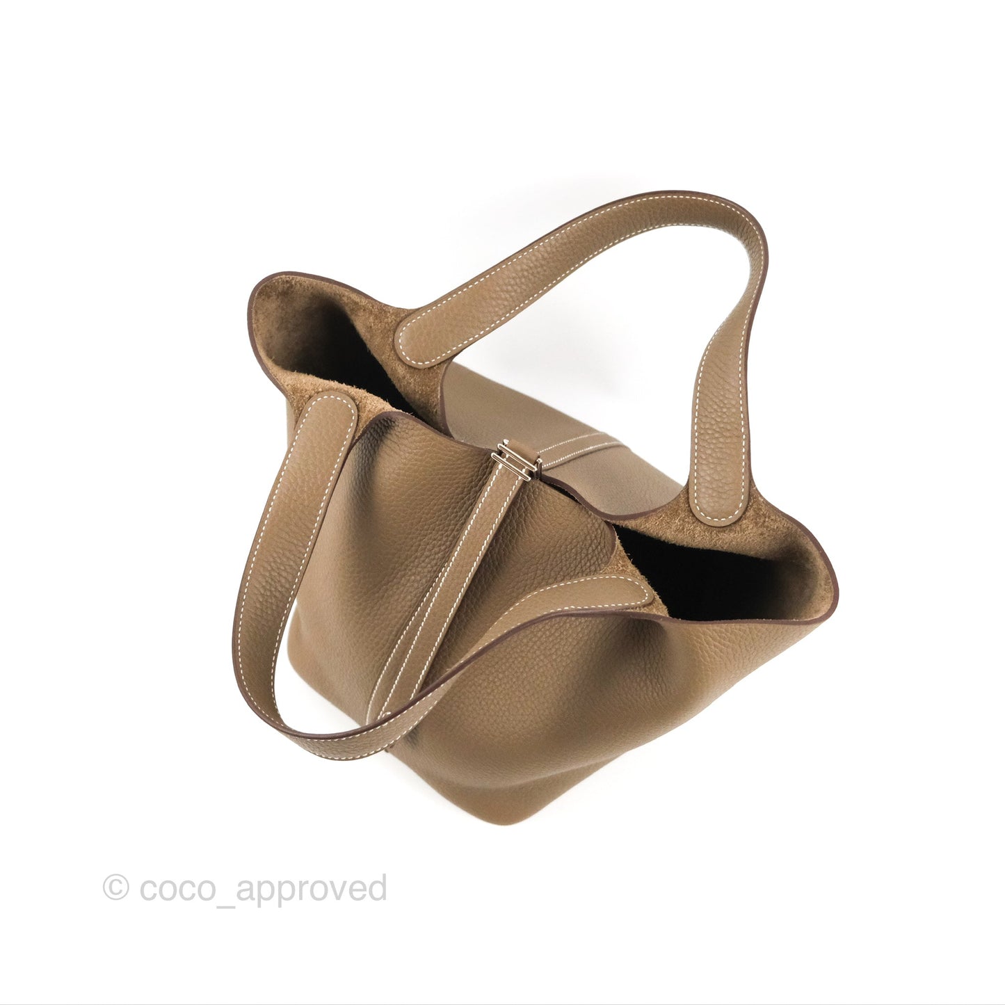 Hermès Picotin 22 Etoupe Clemence Palladium Hardware