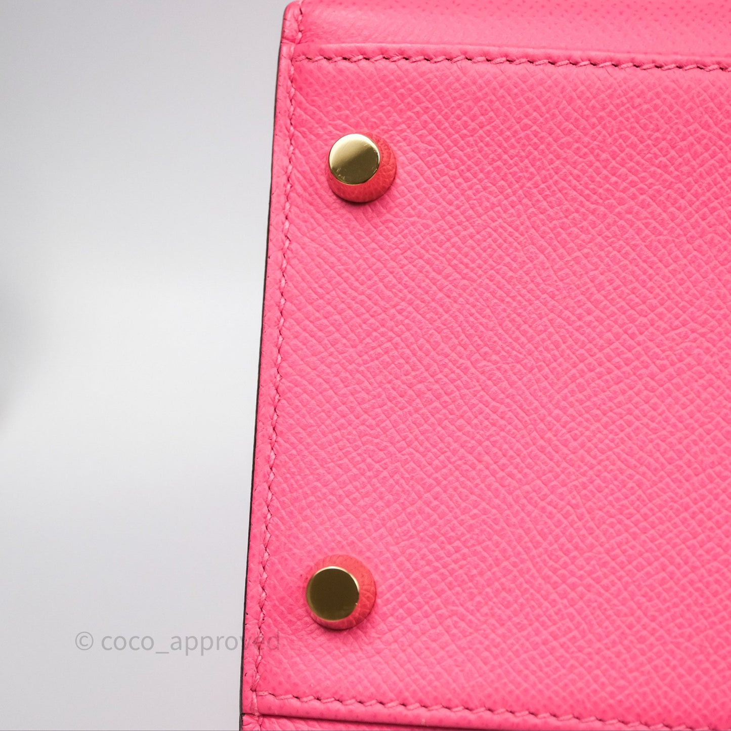 Hermès Kelly 28 Sellier Rose Lipstick U5 Epsom Gold Hardware