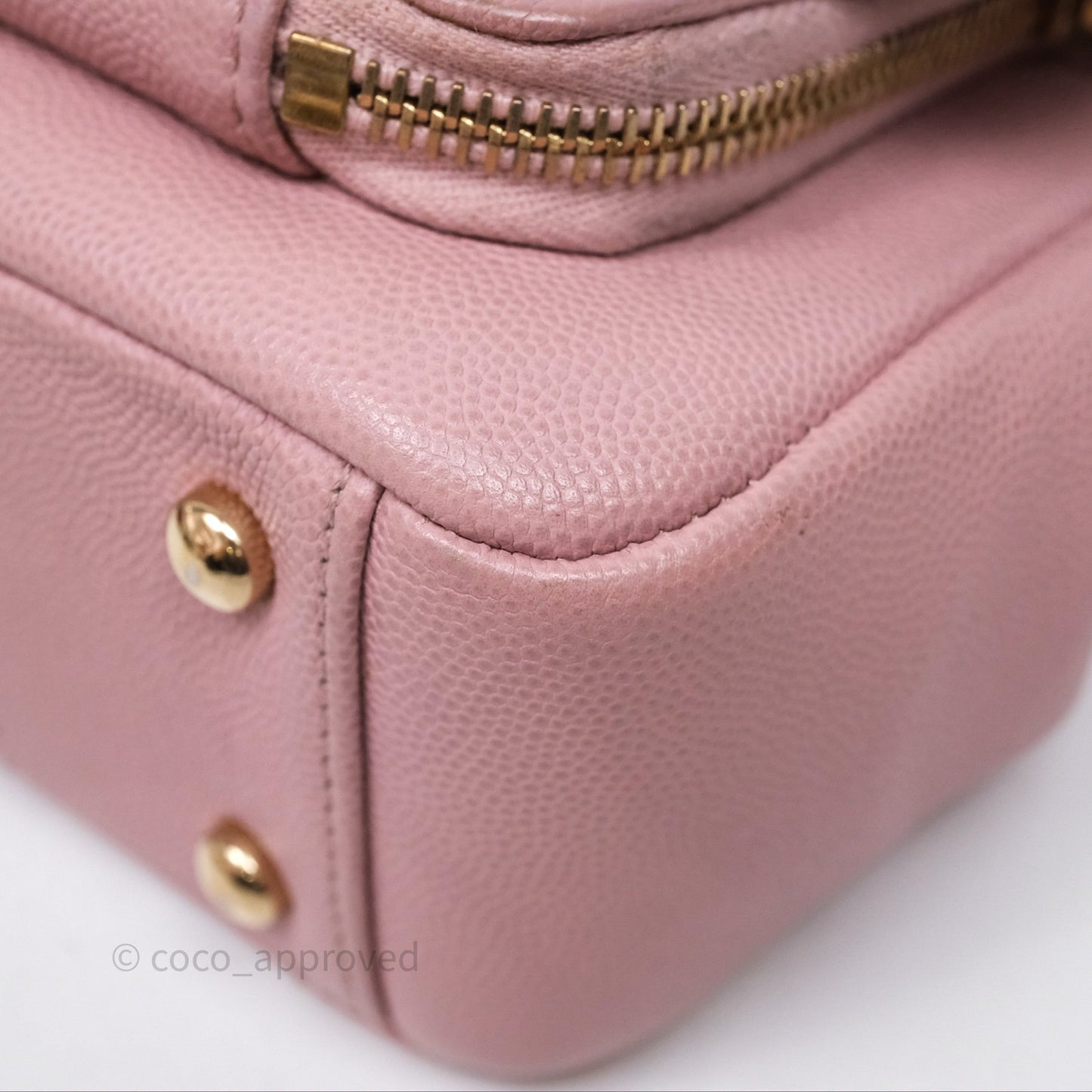 Chanel Quilted Medium Business Affinity Flap Pink Caviar Gold Hardware