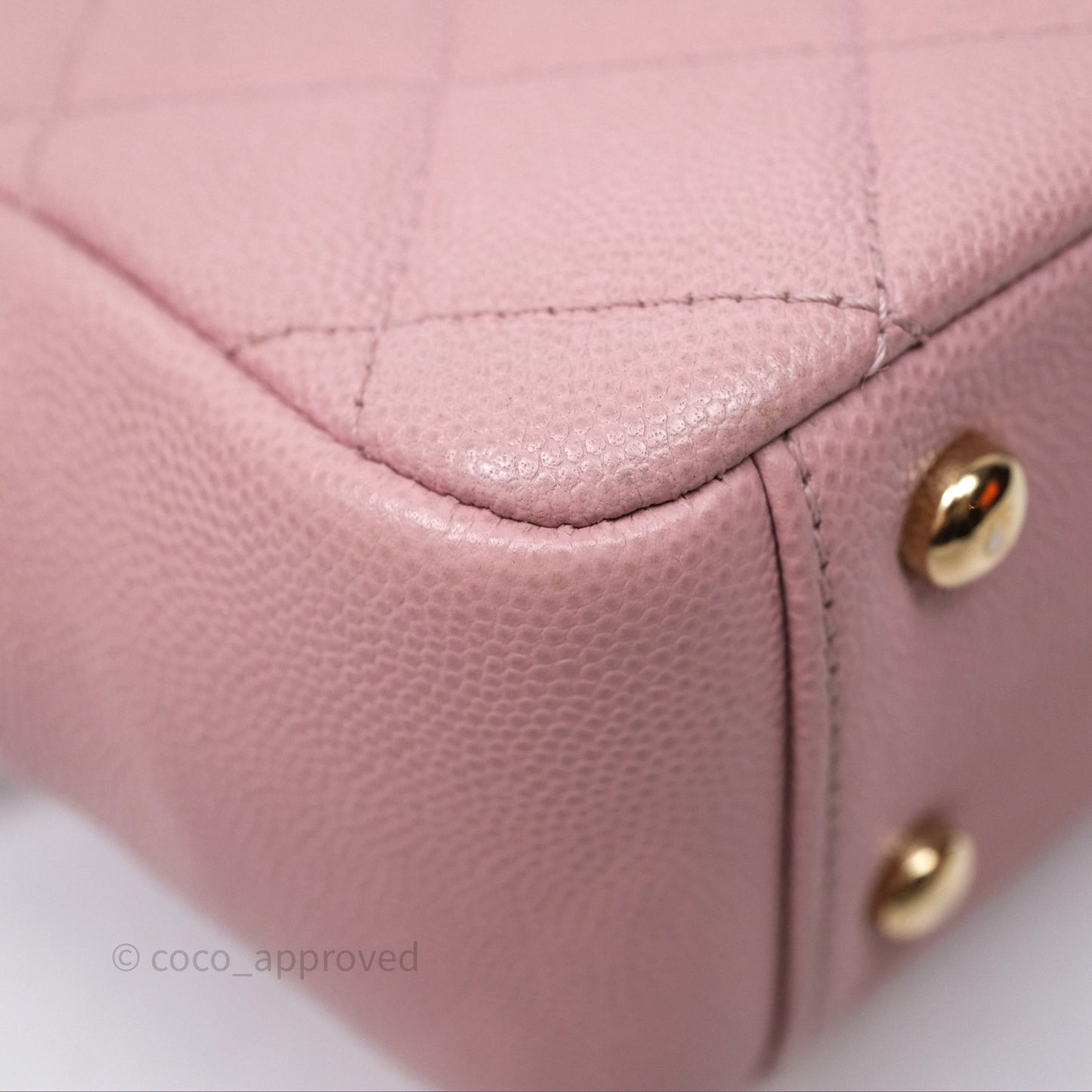 Chanel Quilted Medium Business Affinity Flap Pink Caviar Gold Hardware