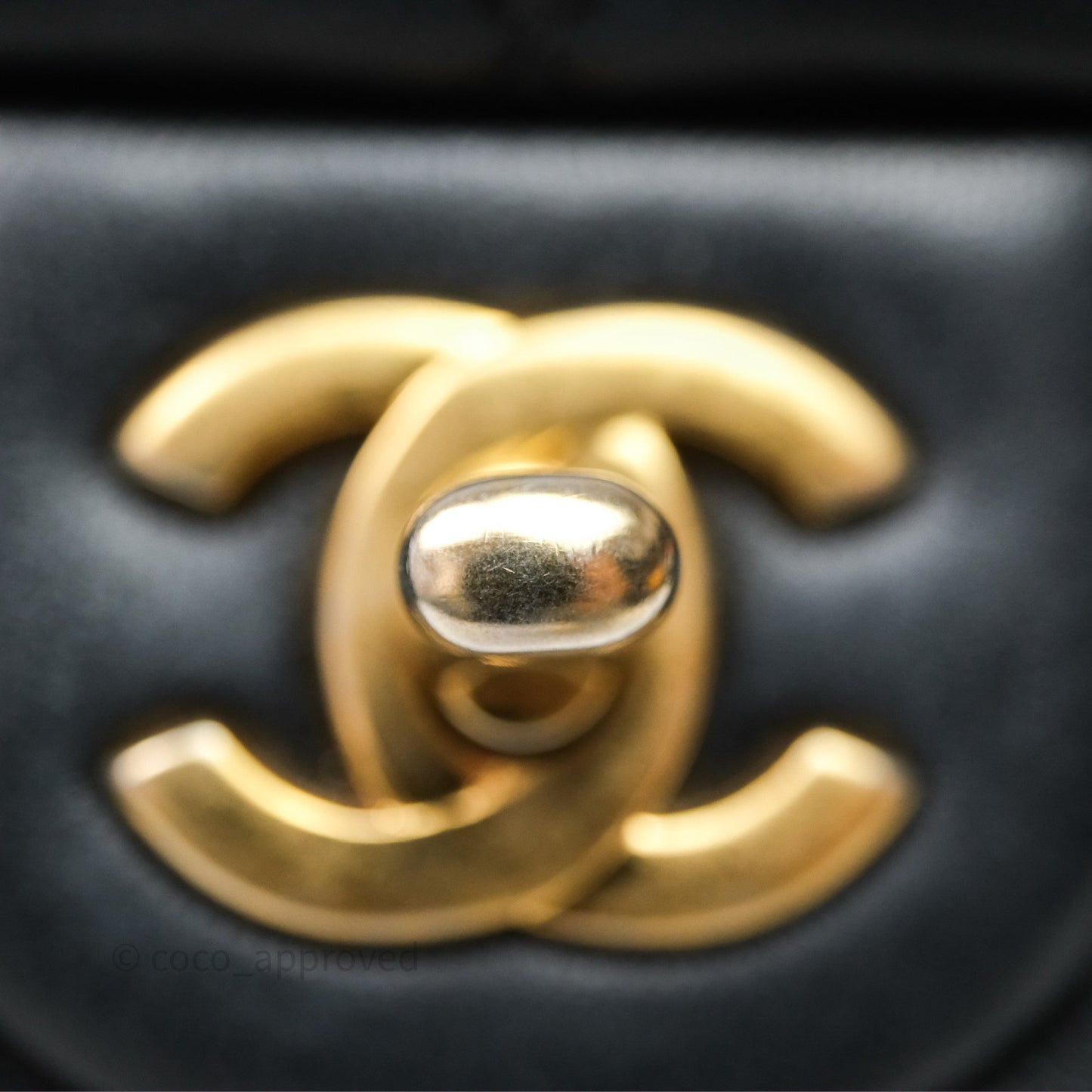 Chanel Mini Rectangular Pearl Crush Quilted Black Lambskin Aged Gold Hardware