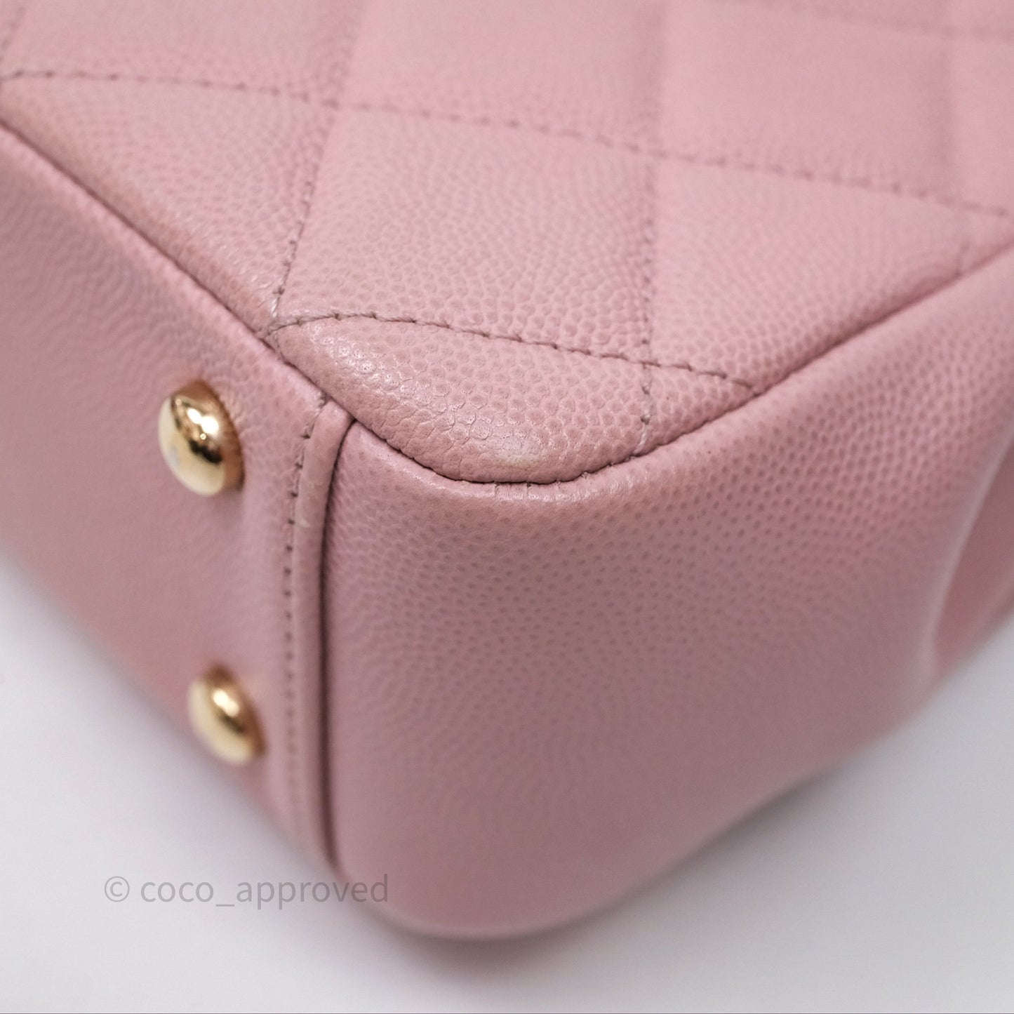 Chanel Quilted Medium Business Affinity Flap Pink Caviar Gold Hardware