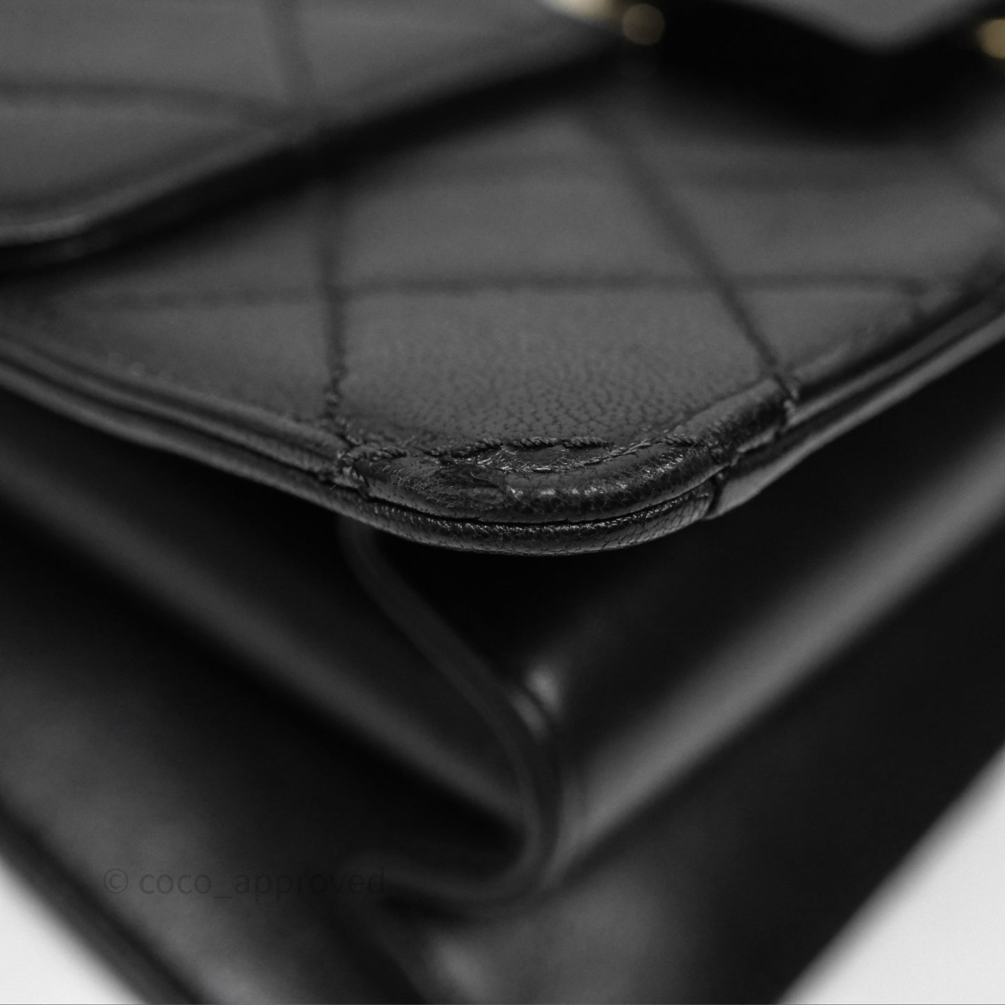 Chanel Beauty Lock Flap Bag Black Calfskin Gold Hardware