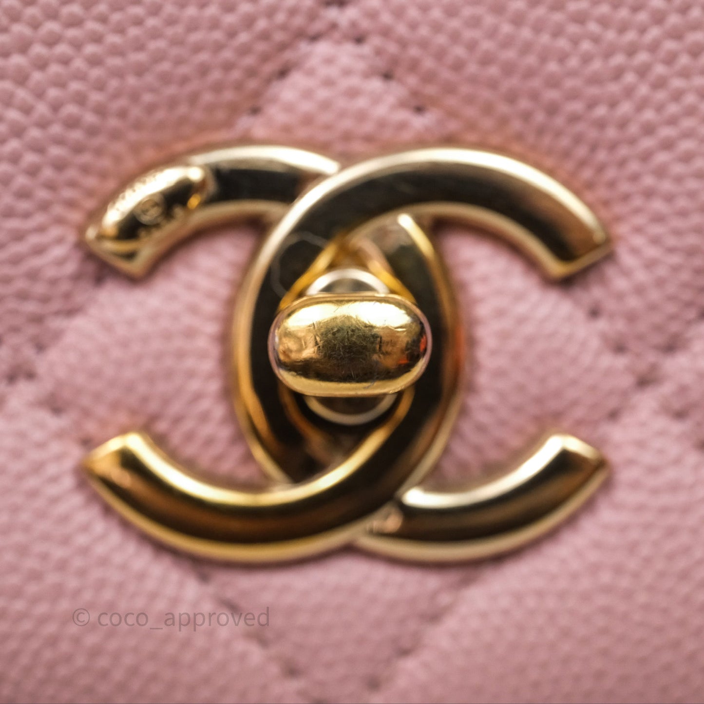 Chanel Quilted Medium Business Affinity Flap Pink Caviar Gold Hardware