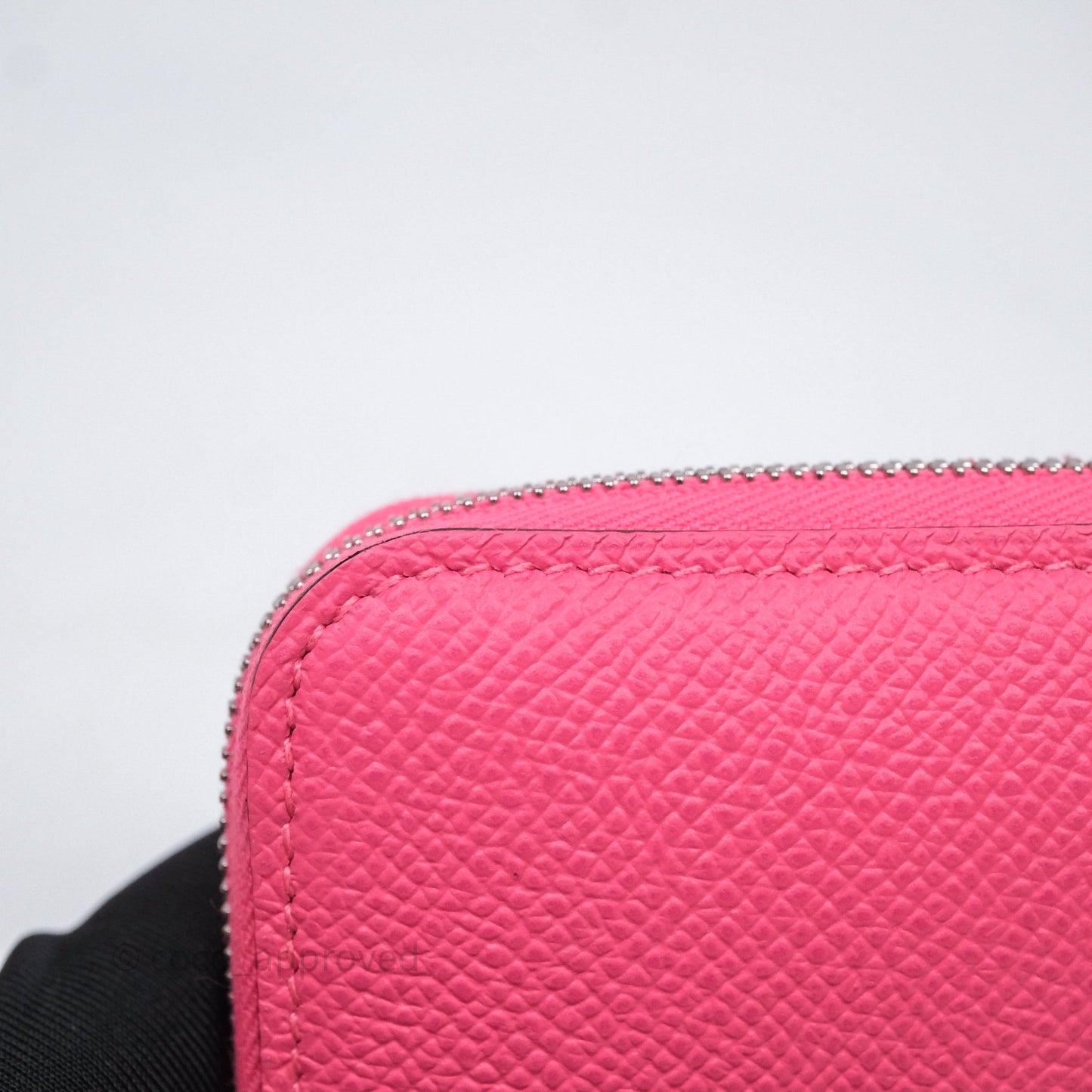 Hermès Silk In Compact Wallet Rose Azalee 8W Epsom