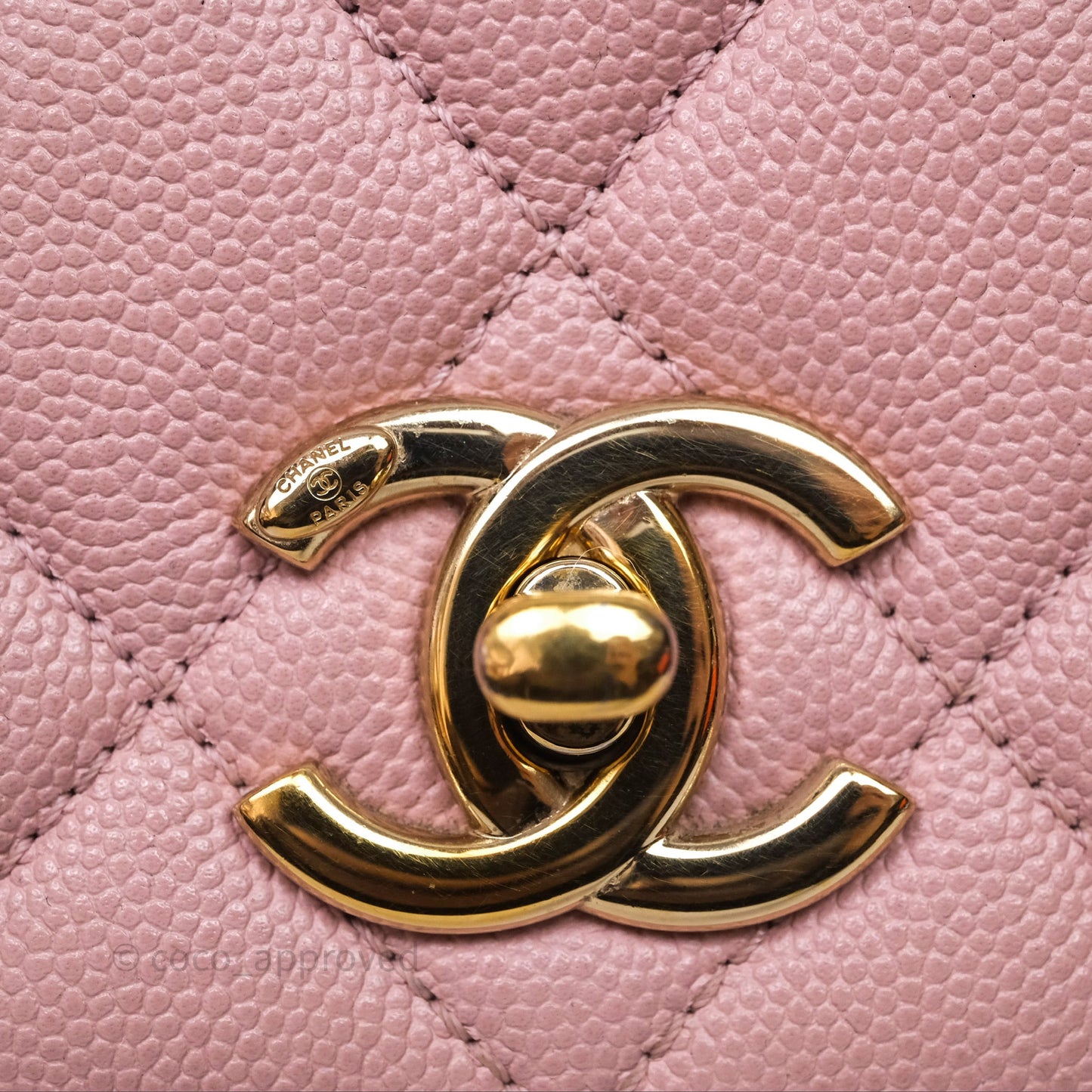 Chanel Quilted Medium Business Affinity Flap Pink Caviar Gold Hardware