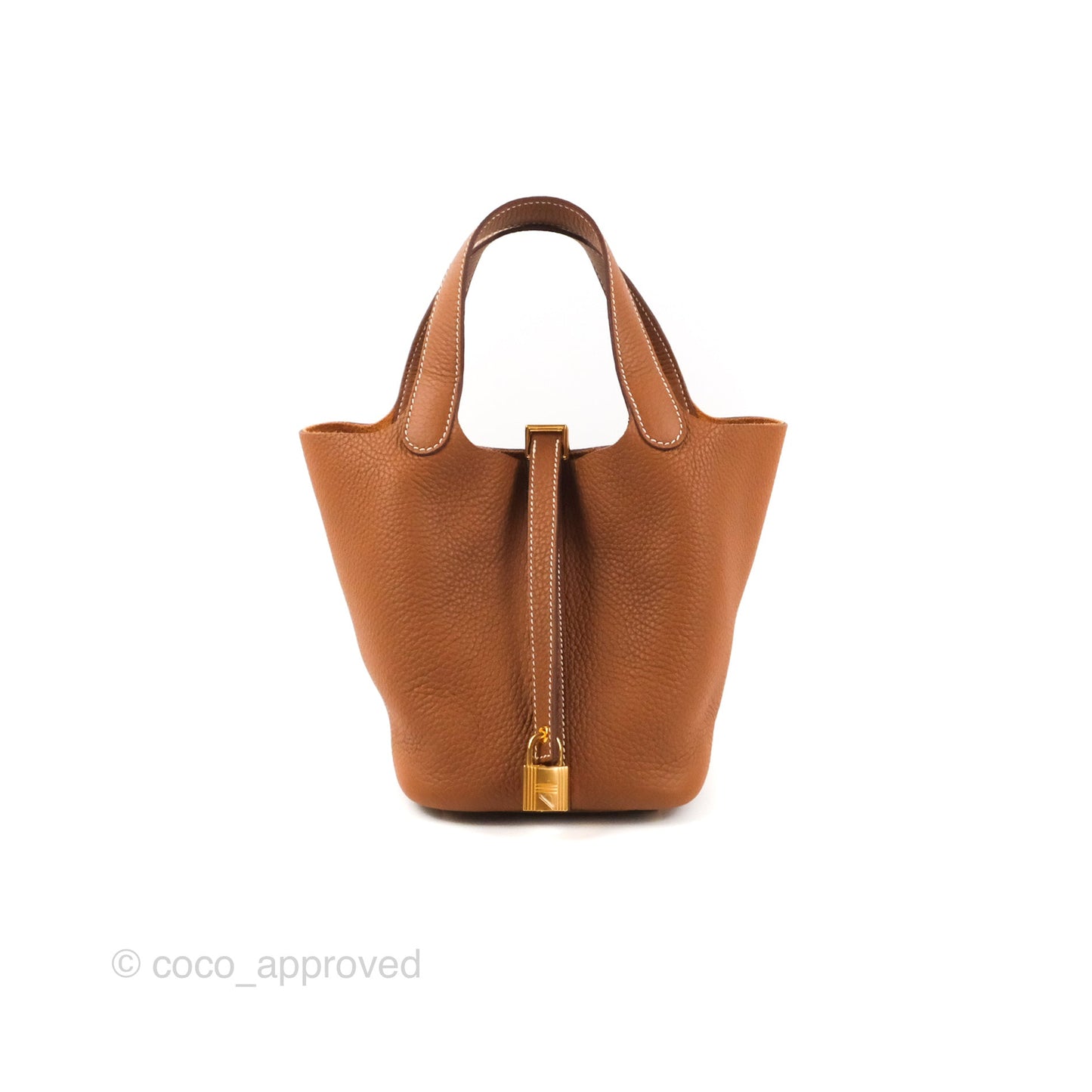 Hermès Picotin 18 Gold Clemence Gold Hardware