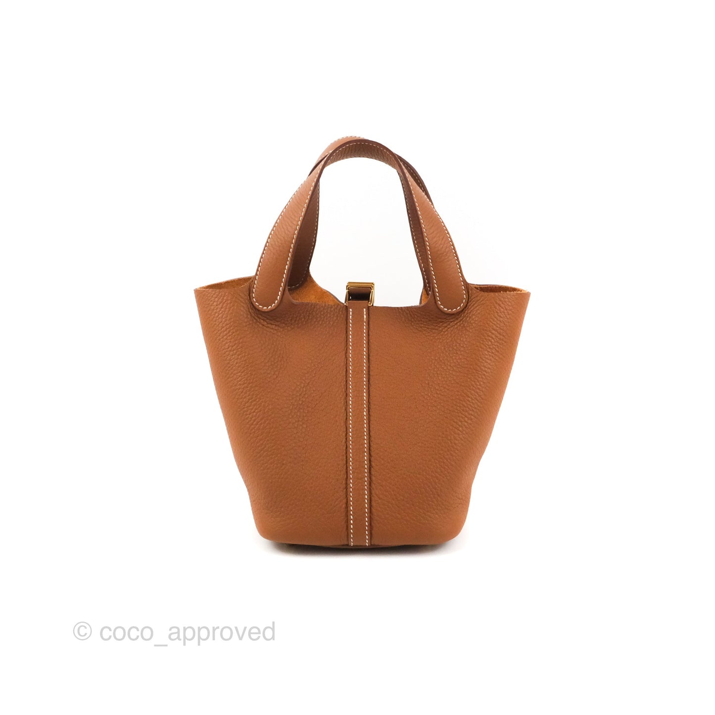 Hermès Picotin 18 Gold Clemence Gold Hardware