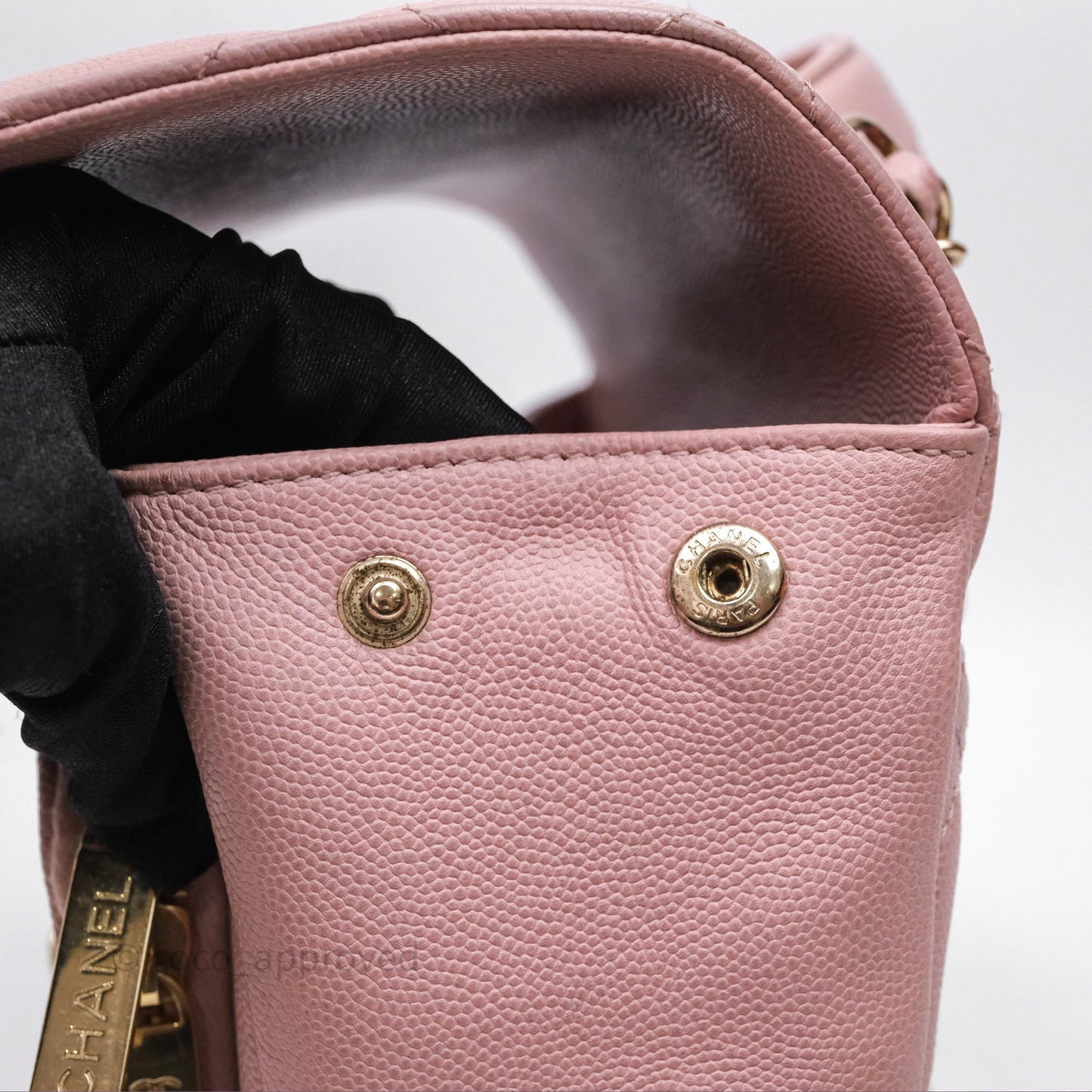 Chanel Quilted Medium Business Affinity Flap Pink Caviar Gold Hardware
