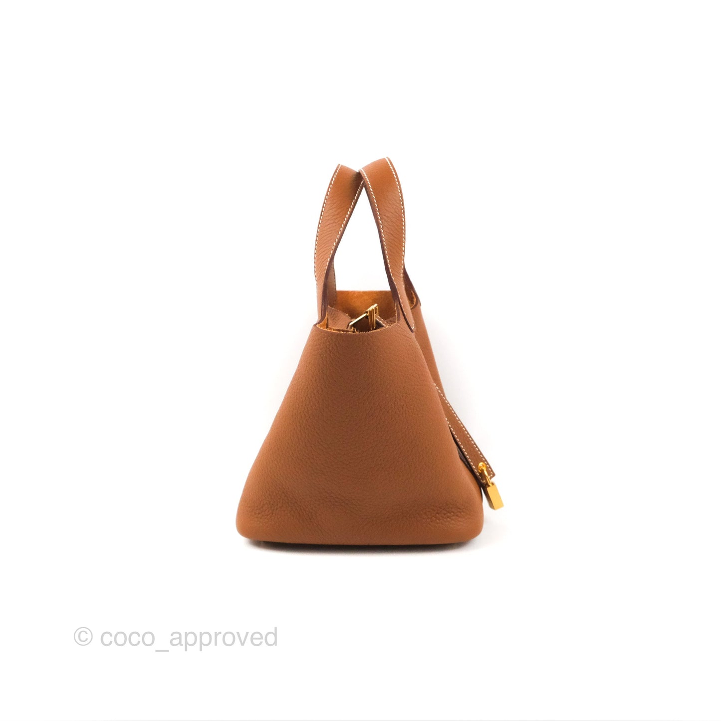 Hermès Picotin 18 Gold Clemence Gold Hardware