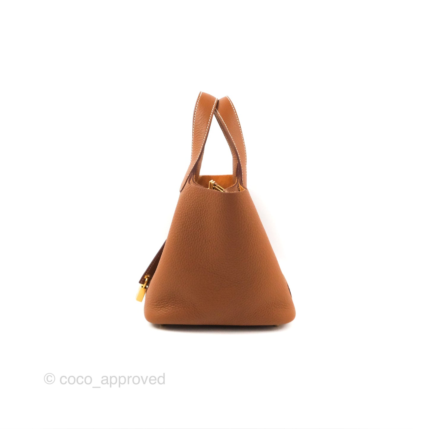 Hermès Picotin 18 Gold Clemence Gold Hardware