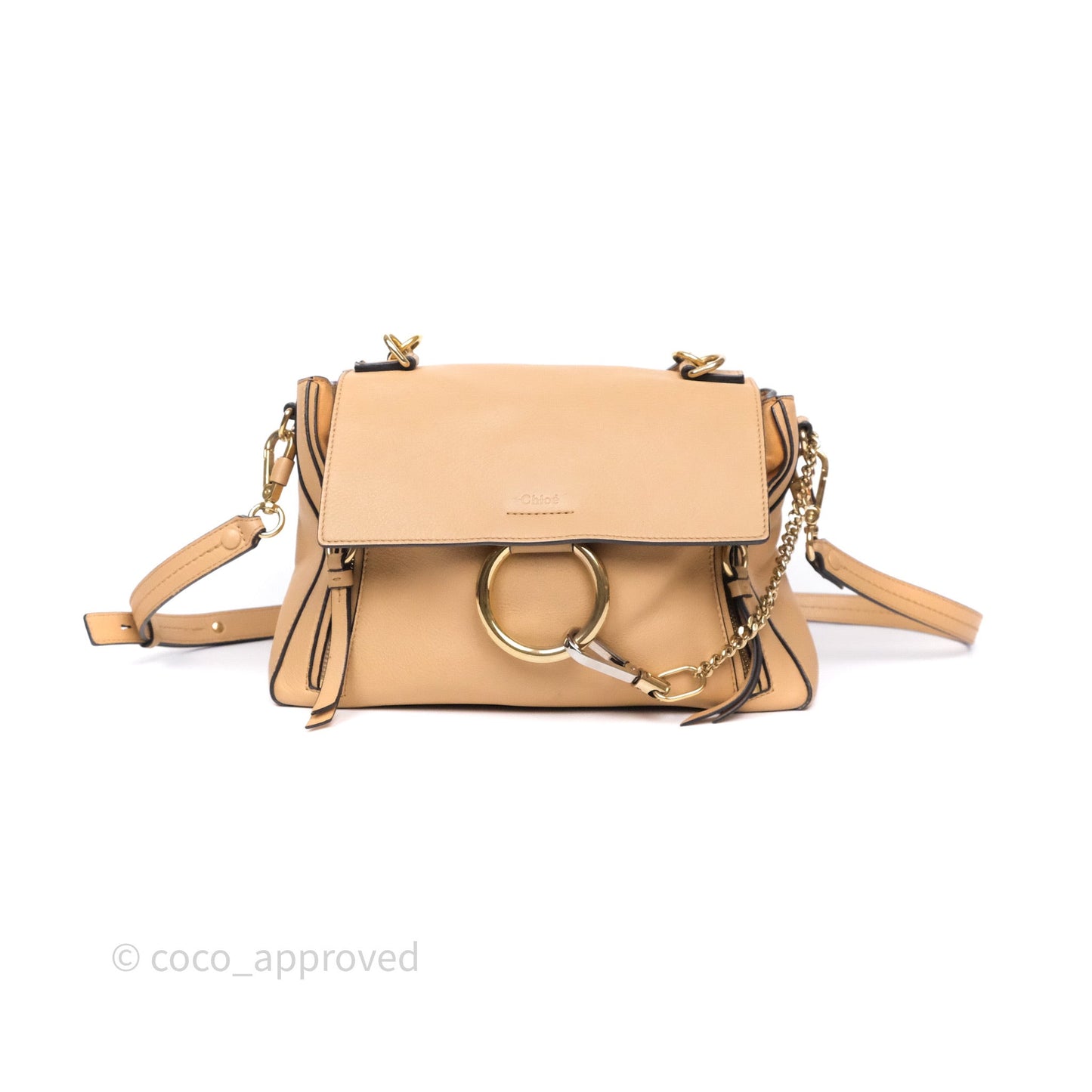Chloe Small Faye Day Bag Blush Nude Calfskin