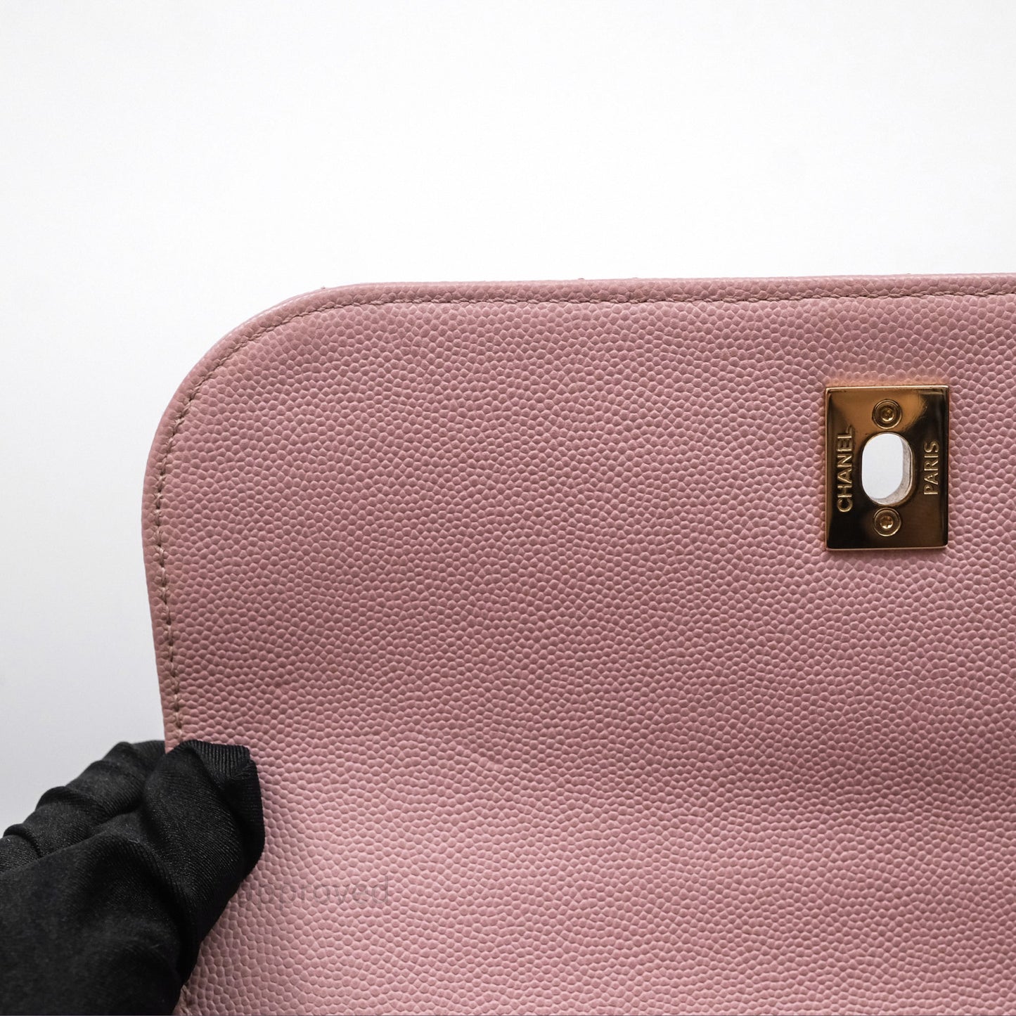 Chanel Quilted Medium Business Affinity Flap Pink Caviar Gold Hardware
