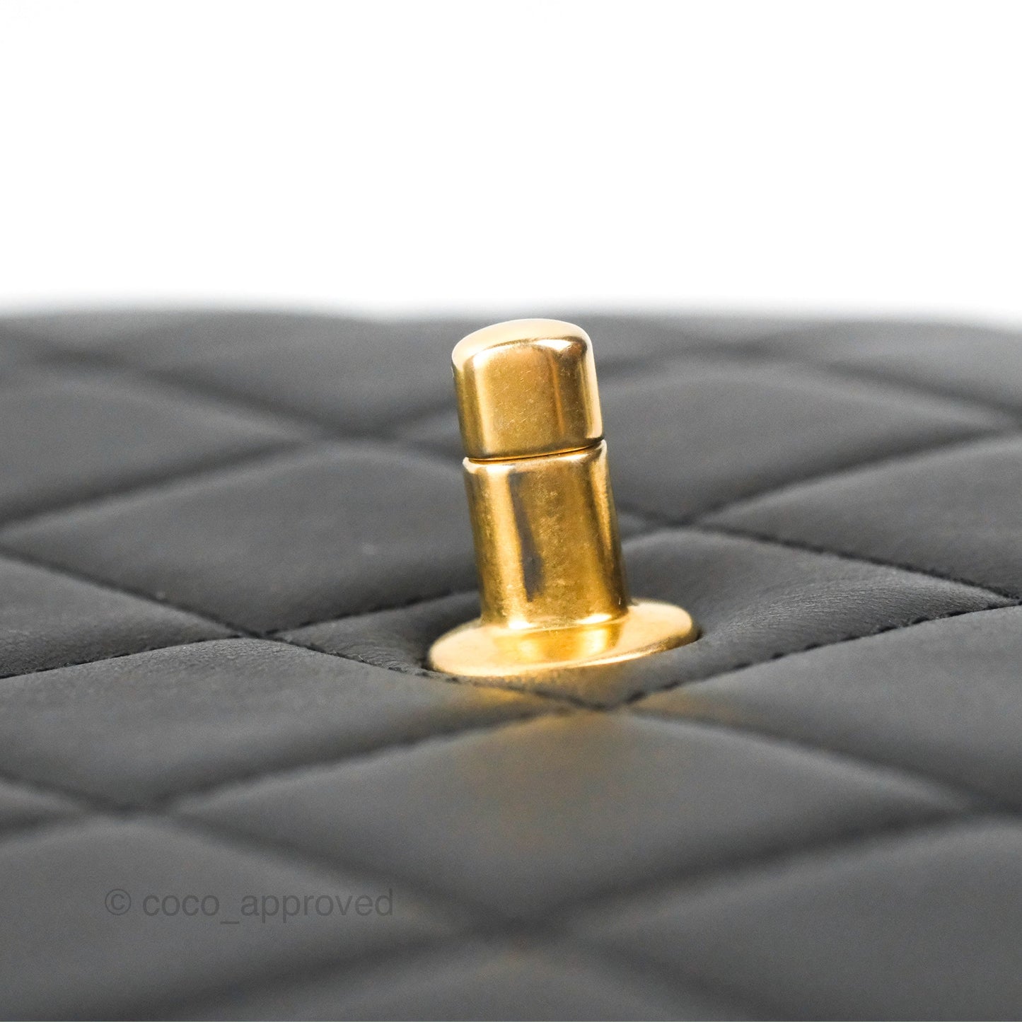 Chanel Small Round Messenger Bag Black Calfskin Aged Gold Hardware