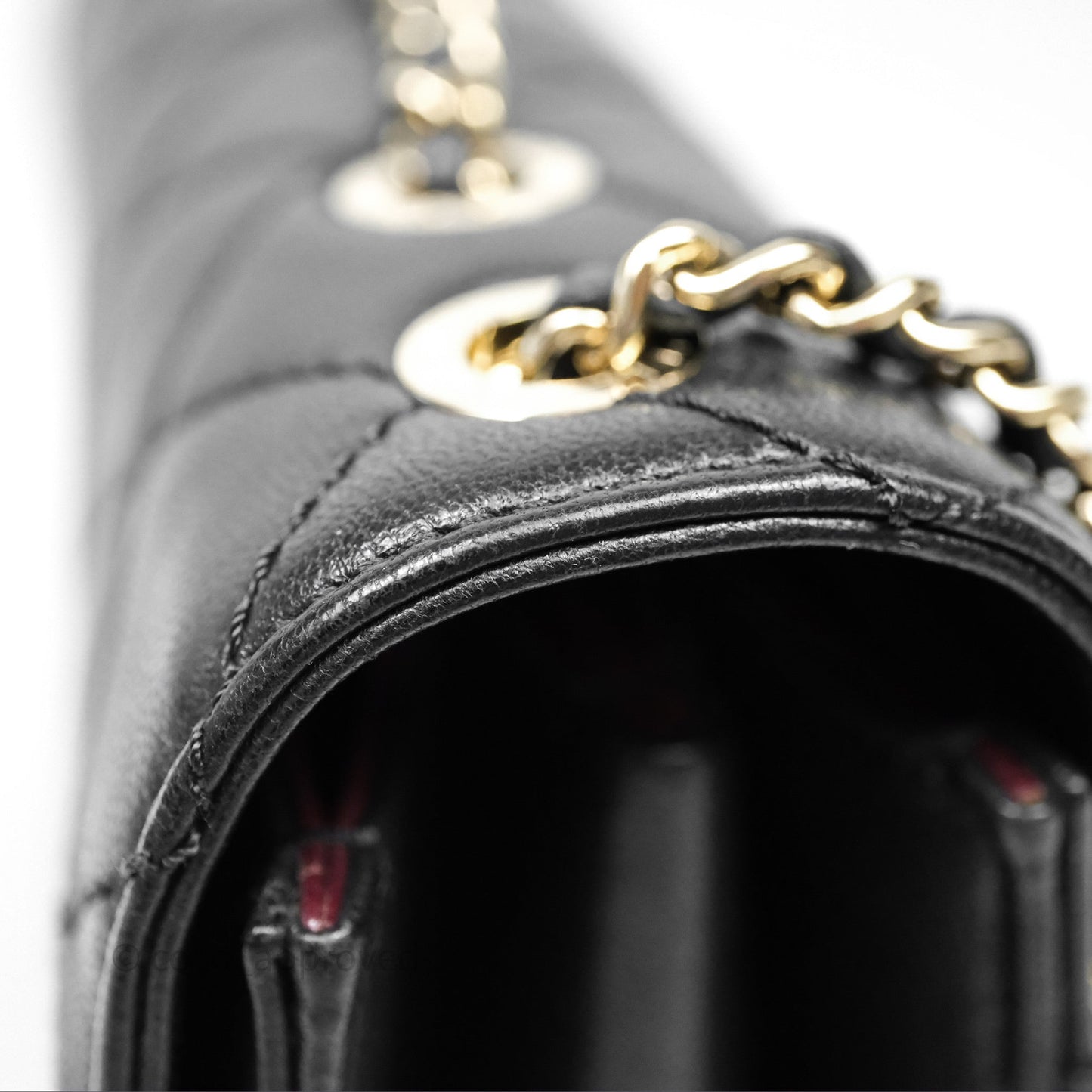 Chanel Beauty Lock Flap Bag Black Calfskin Gold Hardware