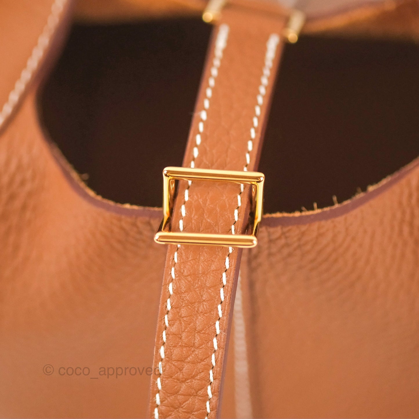 Hermès Picotin 18 Gold Clemence Gold Hardware