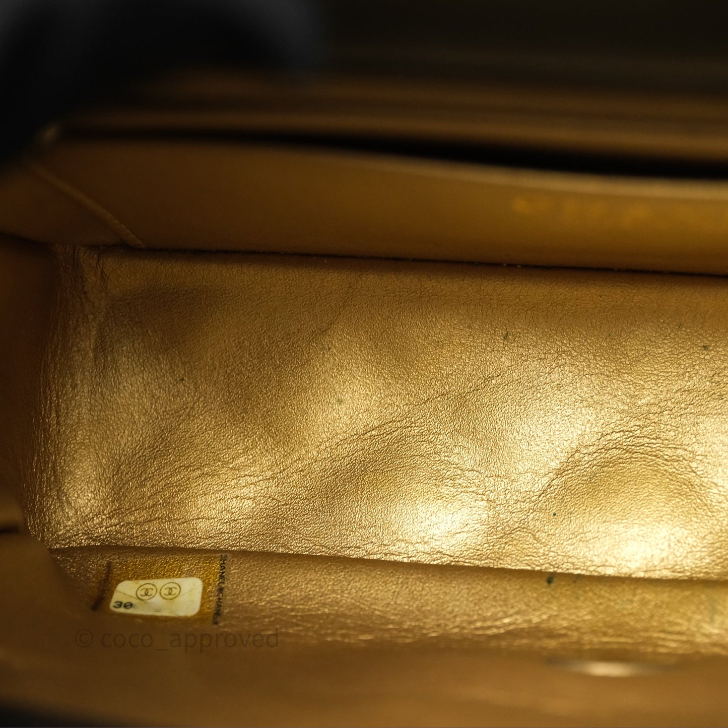 Chanel Mini Rectangular Pearl Crush Quilted Black Lambskin Aged Gold Hardware
