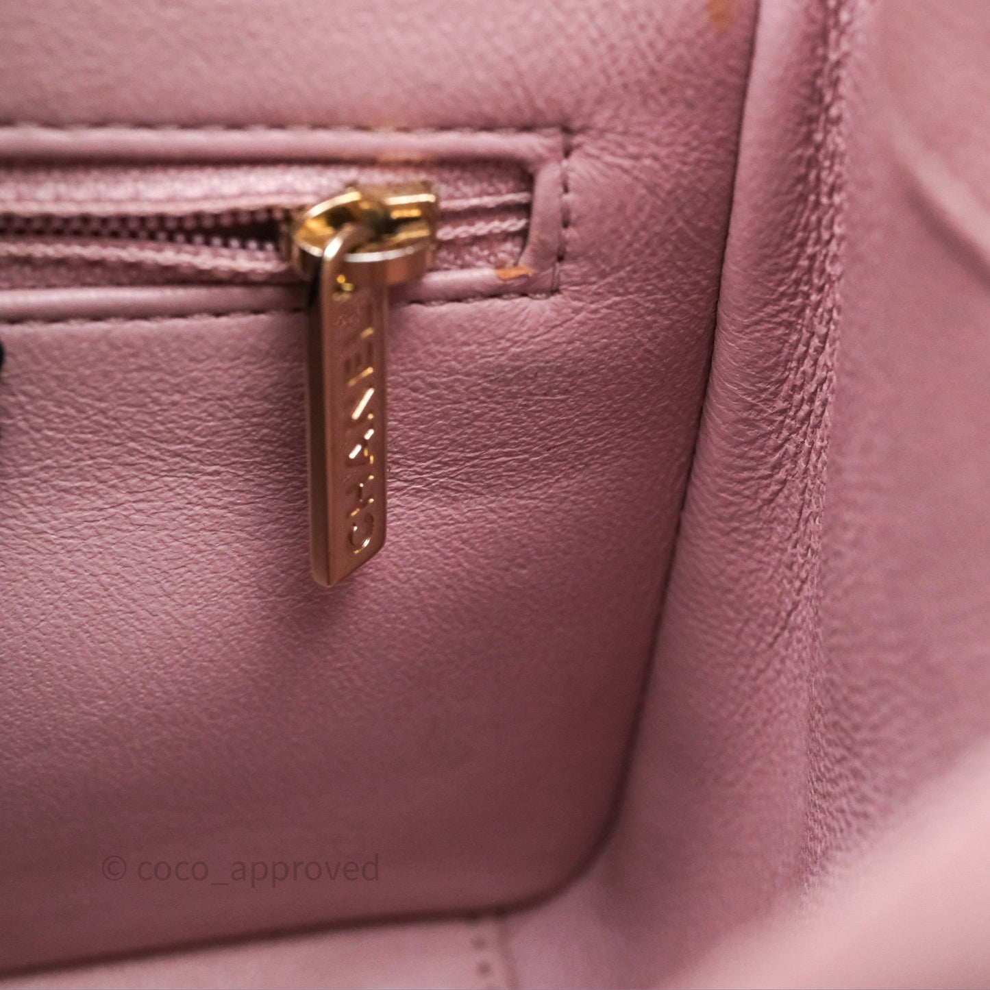 Chanel Quilted Medium Business Affinity Flap Pink Caviar Gold Hardware