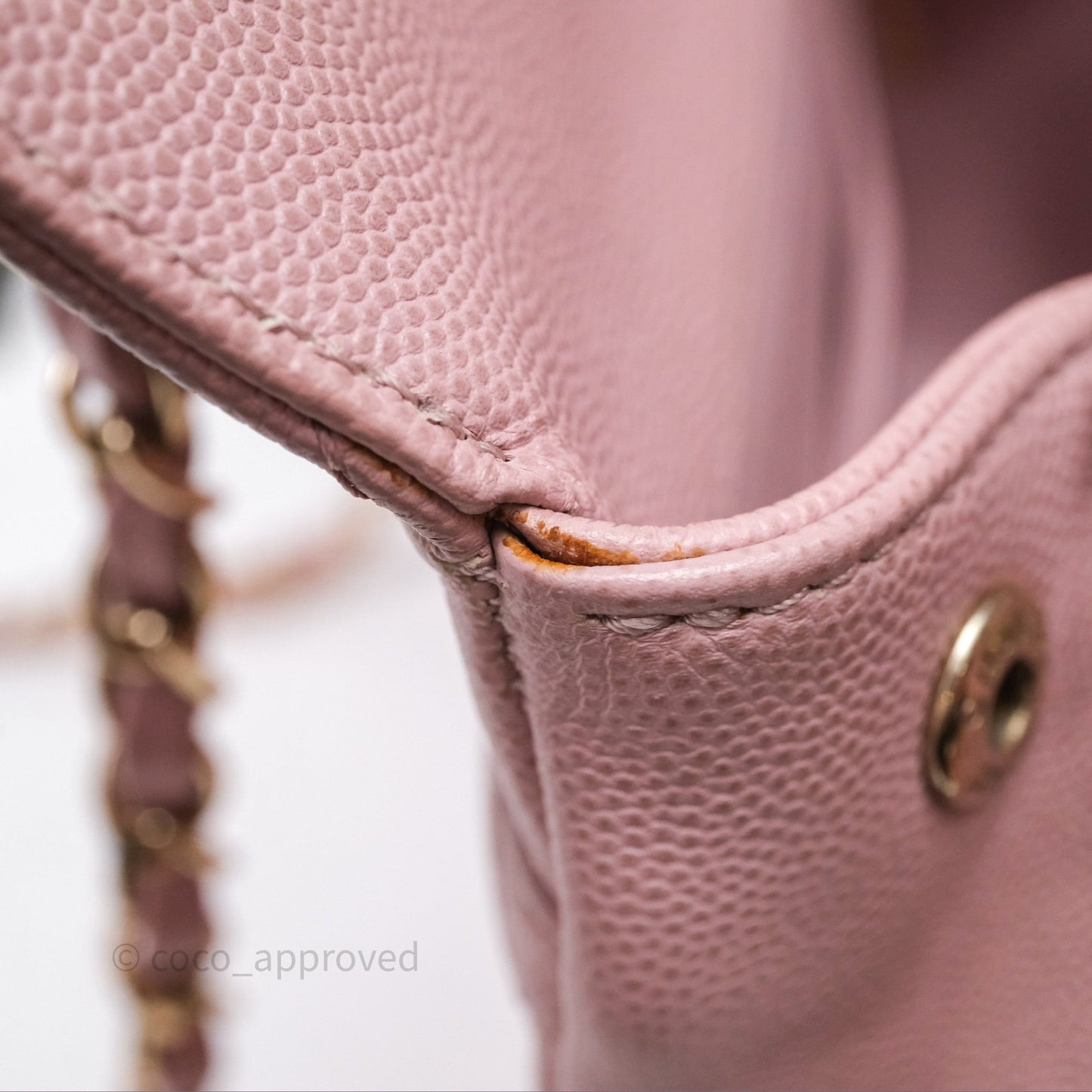 Chanel Quilted Medium Business Affinity Flap Pink Caviar Gold Hardware