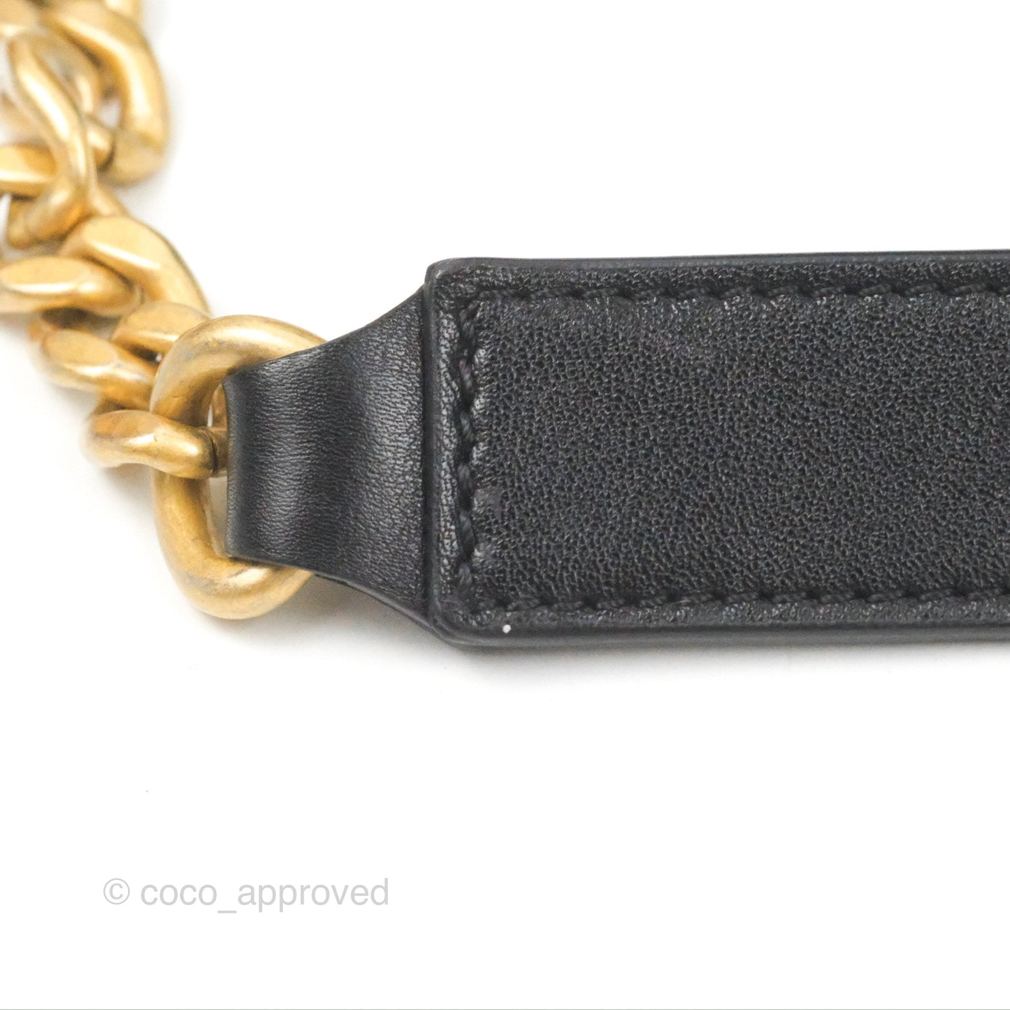 Chanel Small Round Messenger Bag Black Calfskin Aged Gold Hardware