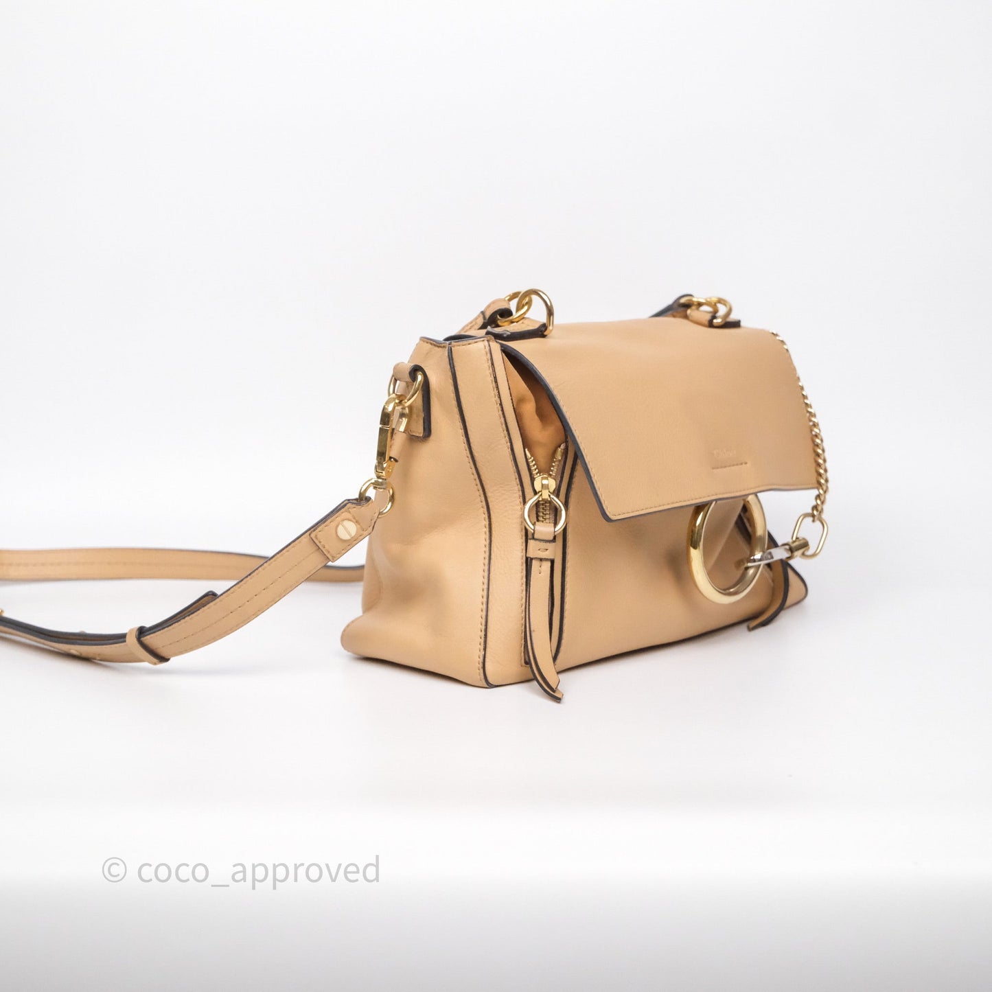 Chloe Small Faye Day Bag Blush Nude Calfskin