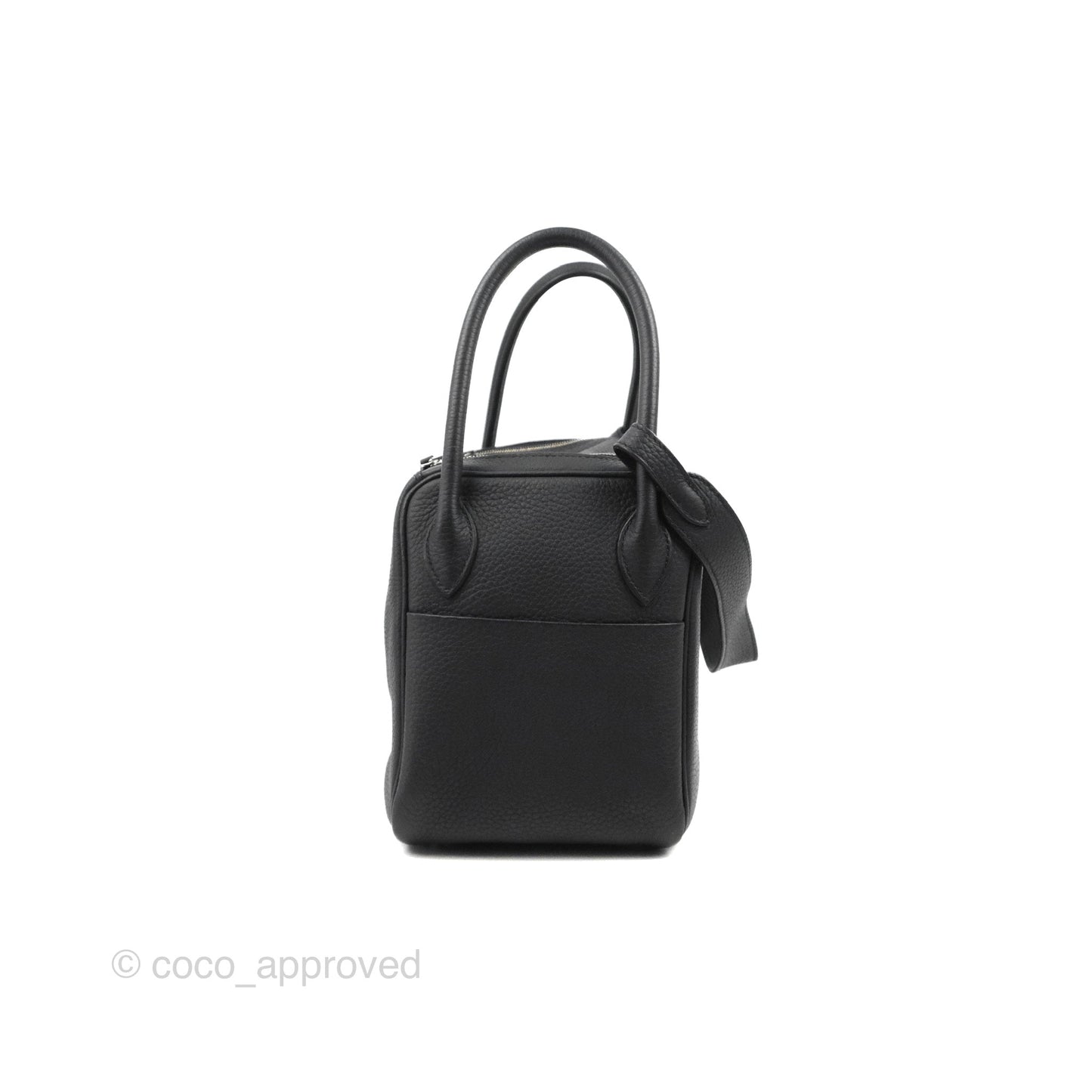 Hermès Lindy 26 Black Taurillon Clemence Palladium Hardware
