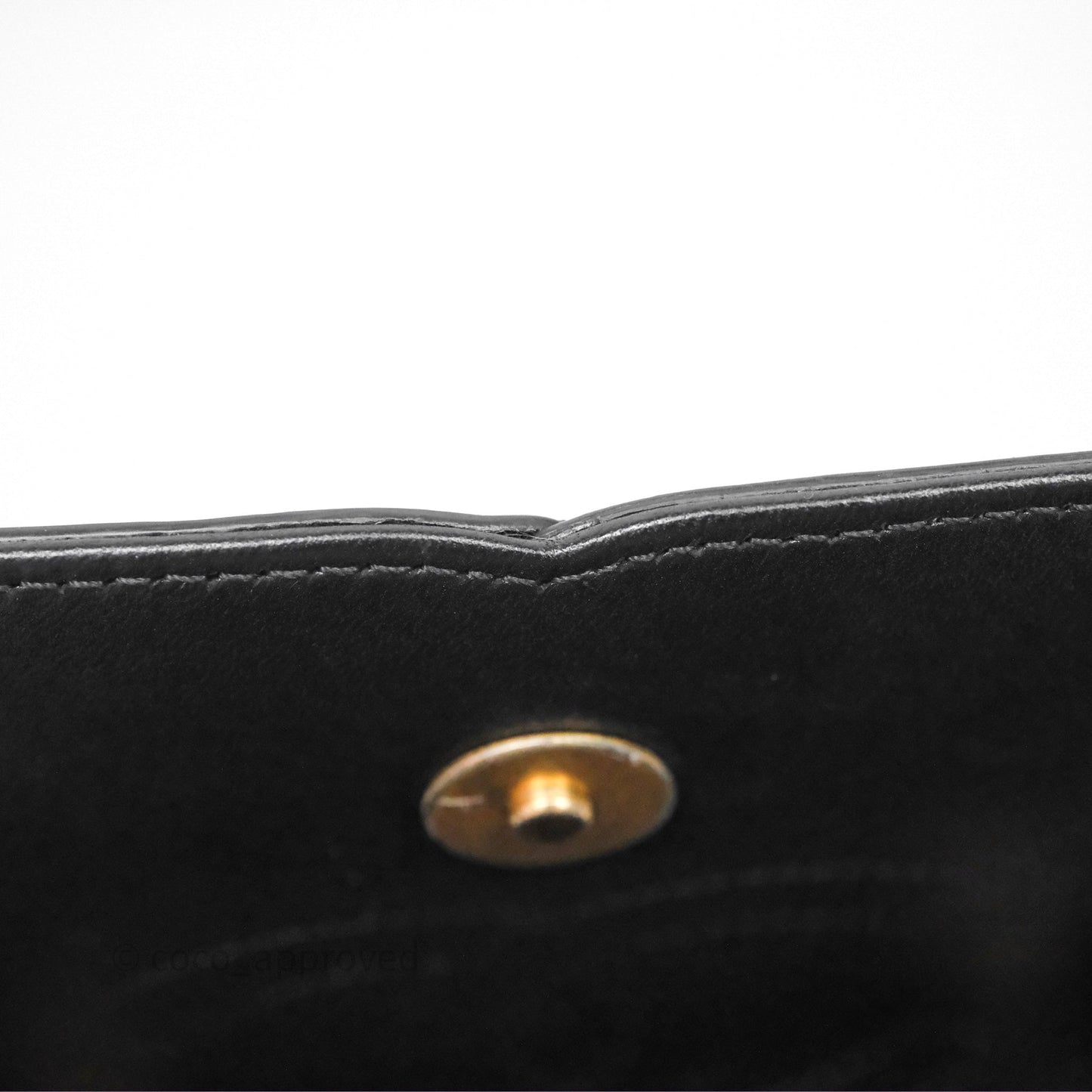 Chanel Small CC Filigree Flap Quilted Black Caviar Aged Gold Hardware