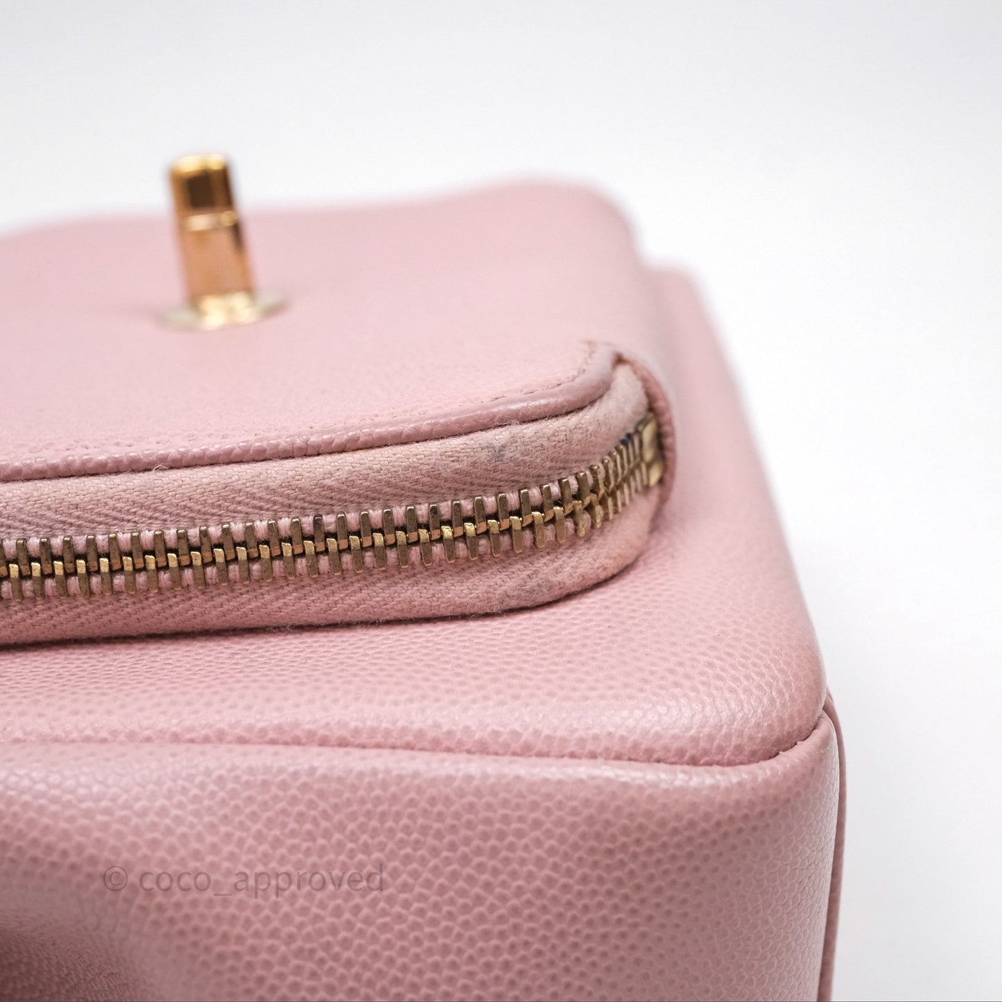 Chanel Quilted Medium Business Affinity Flap Pink Caviar Gold Hardware