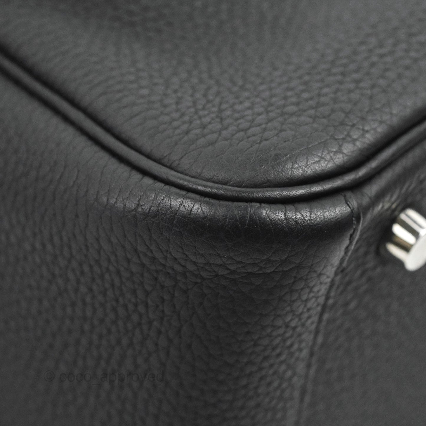 Hermès Lindy 26 Black Taurillon Clemence Palladium Hardware