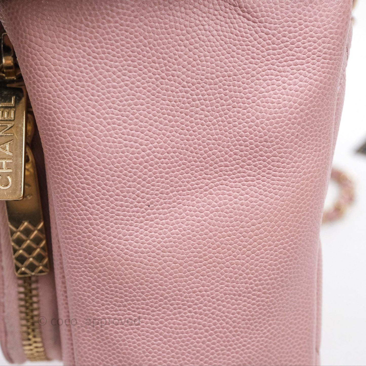 Chanel Quilted Medium Business Affinity Flap Pink Caviar Gold Hardware