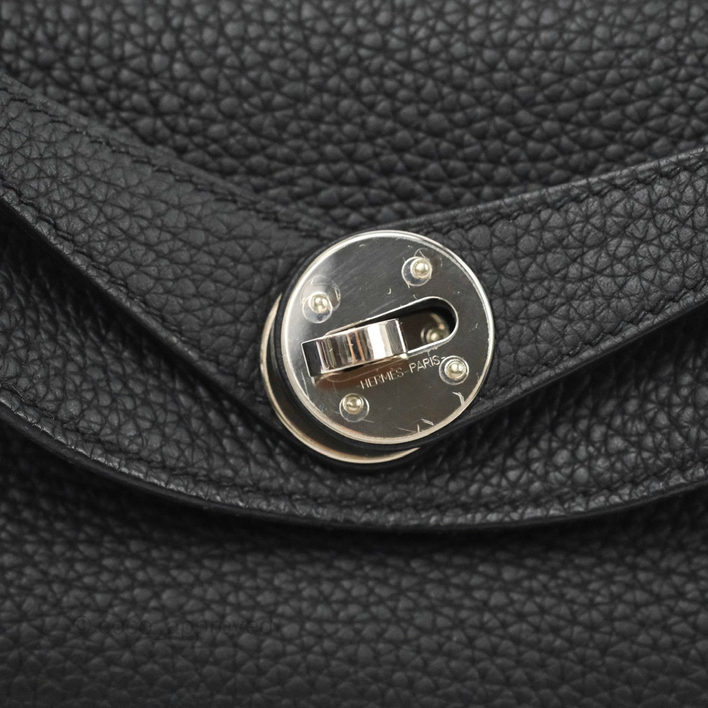 Hermès Lindy 26 Black Taurillon Clemence Palladium Hardware