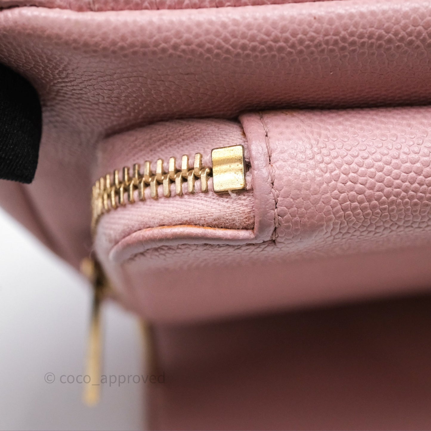 Chanel Quilted Medium Business Affinity Flap Pink Caviar Gold Hardware