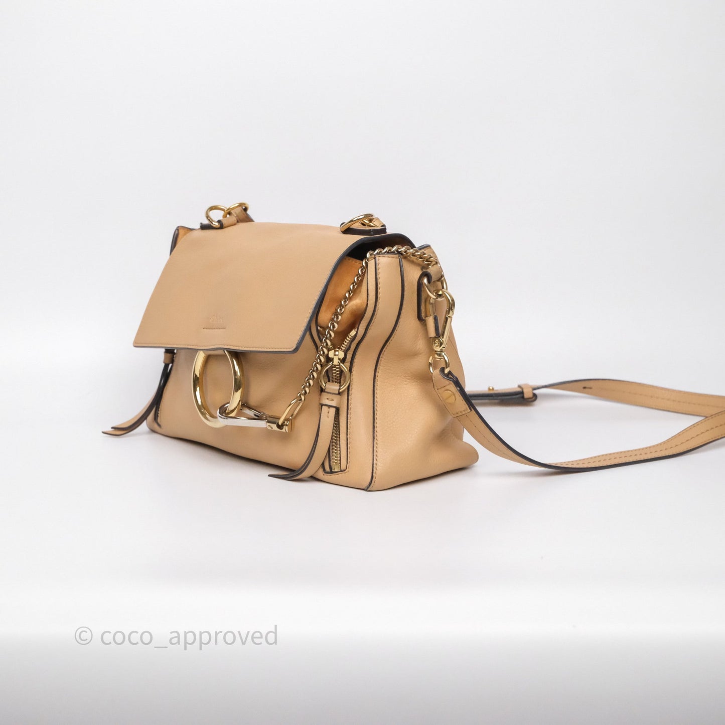 Chloe Small Faye Day Bag Blush Nude Calfskin