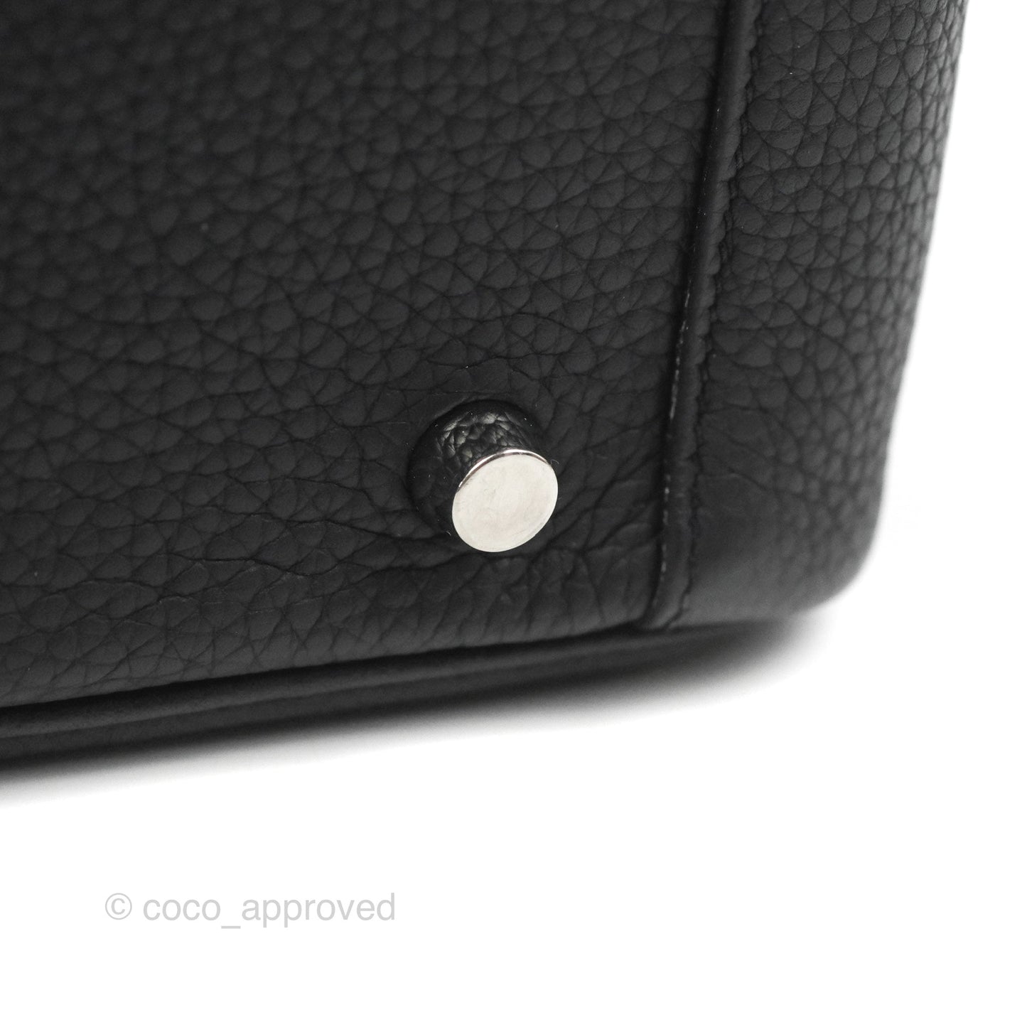 Hermès Lindy 26 Black Taurillon Clemence Palladium Hardware