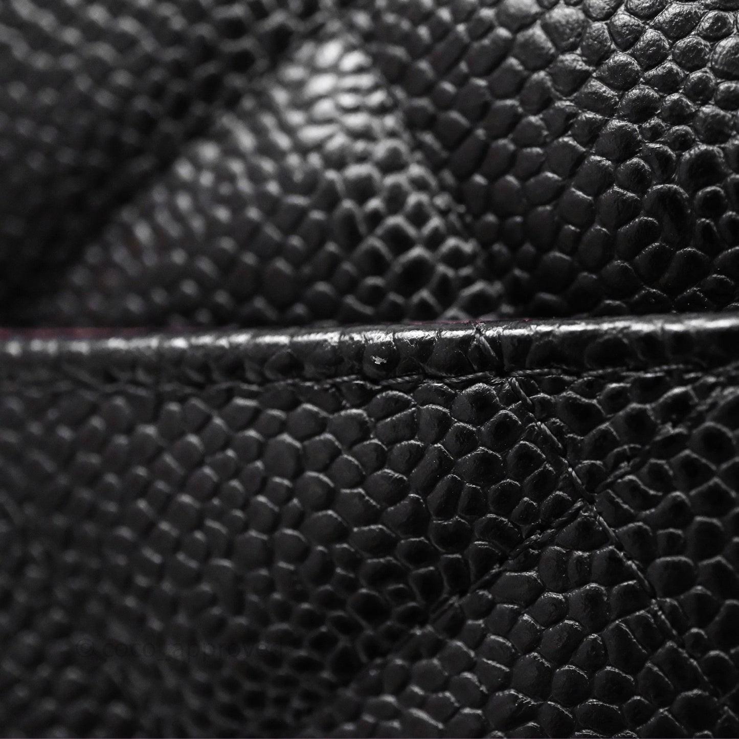 Chanel Quilted Jumbo Double Flap Black Caviar Gold Hardware