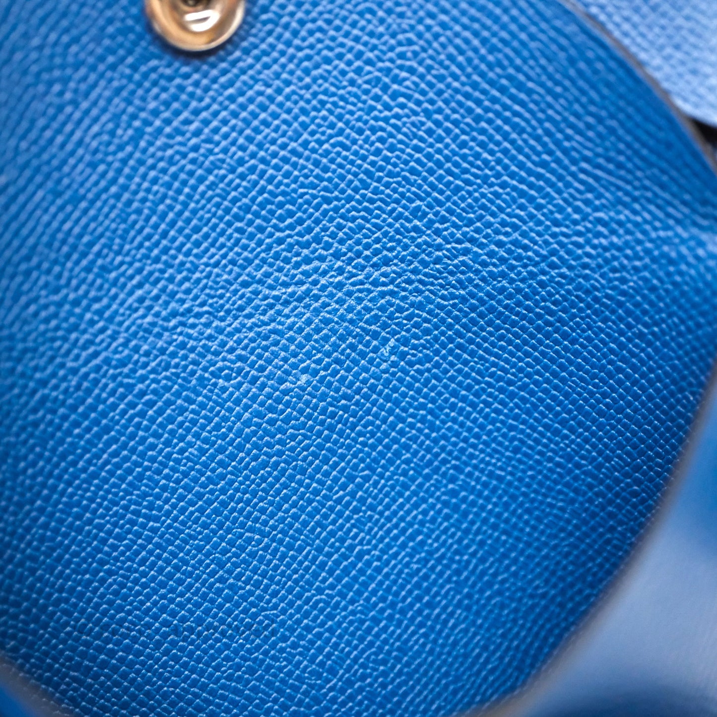 Hermès Calvi Card Holder Deep Blue Epsom