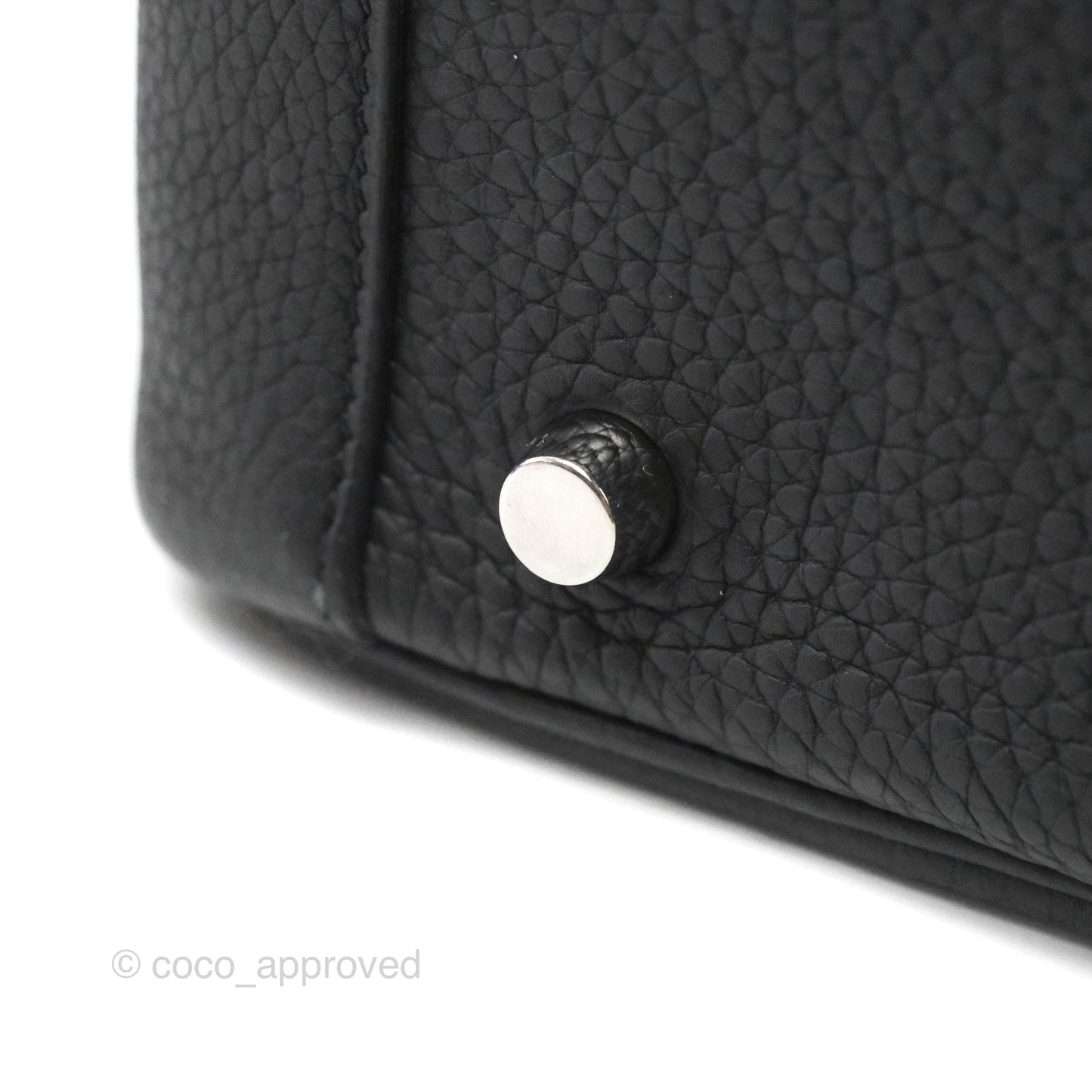 Hermès Lindy 26 Black Taurillon Clemence Palladium Hardware