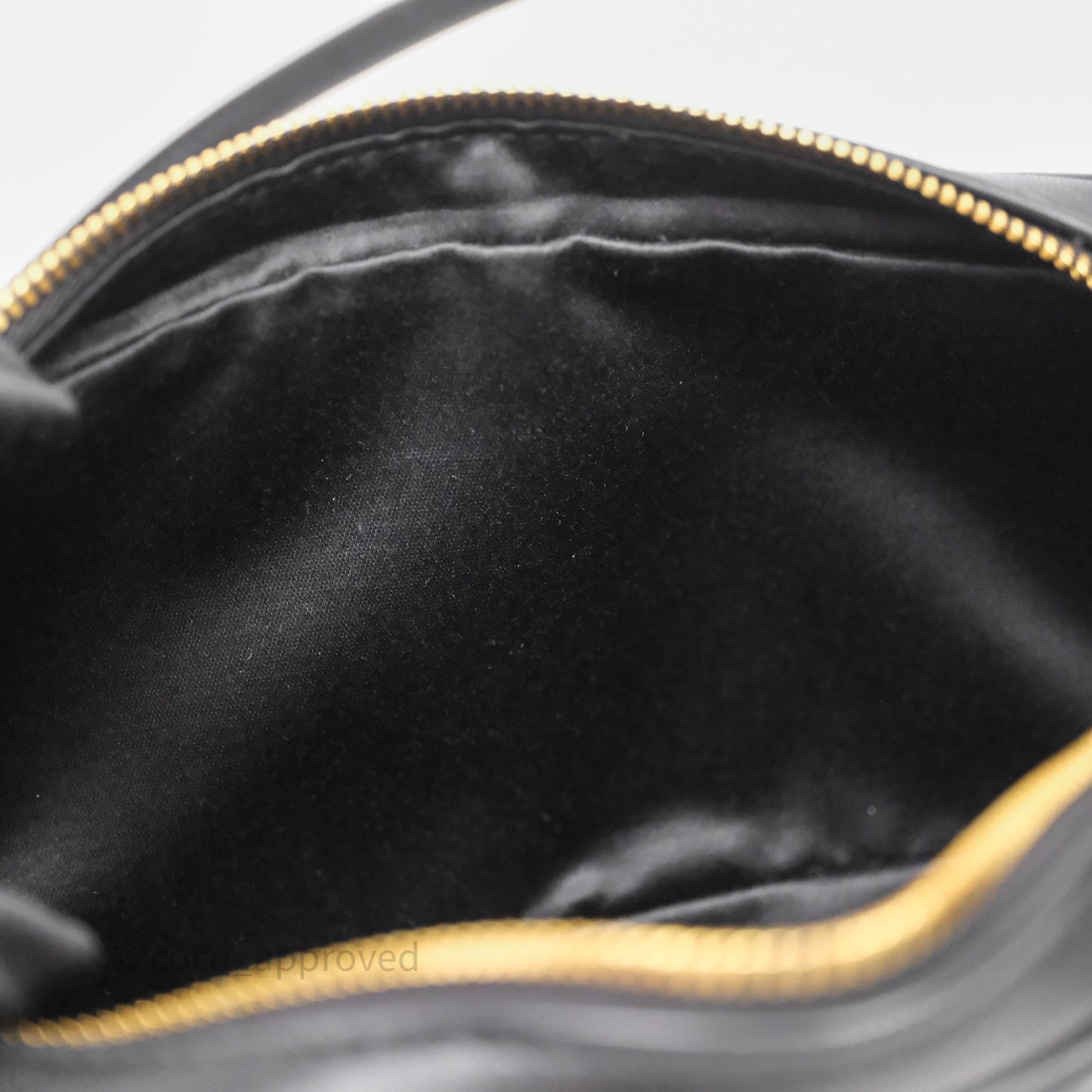 Miu Miu Matelassé Nappa Leather Shoulder Black Bag