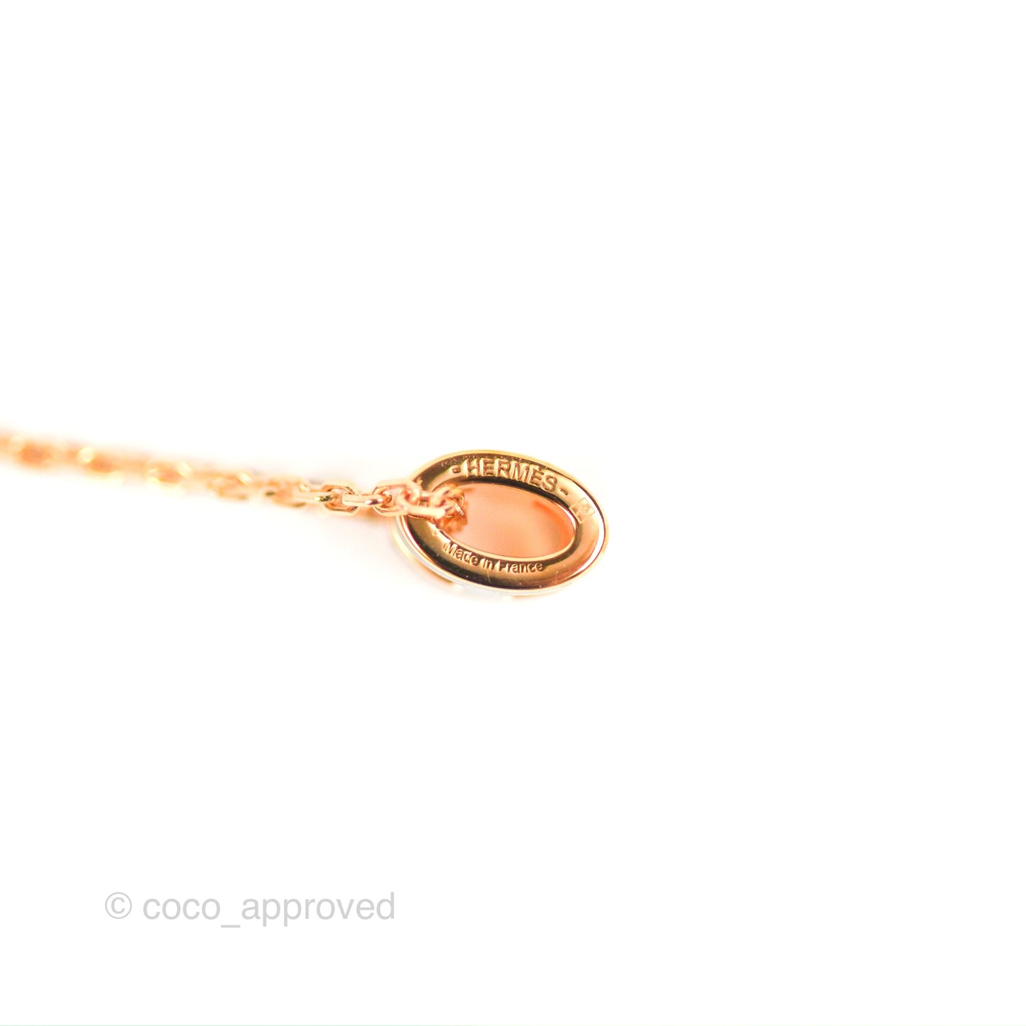 Hermès Mini Pop H Pendant Necklace Black Rose Gold Hardware