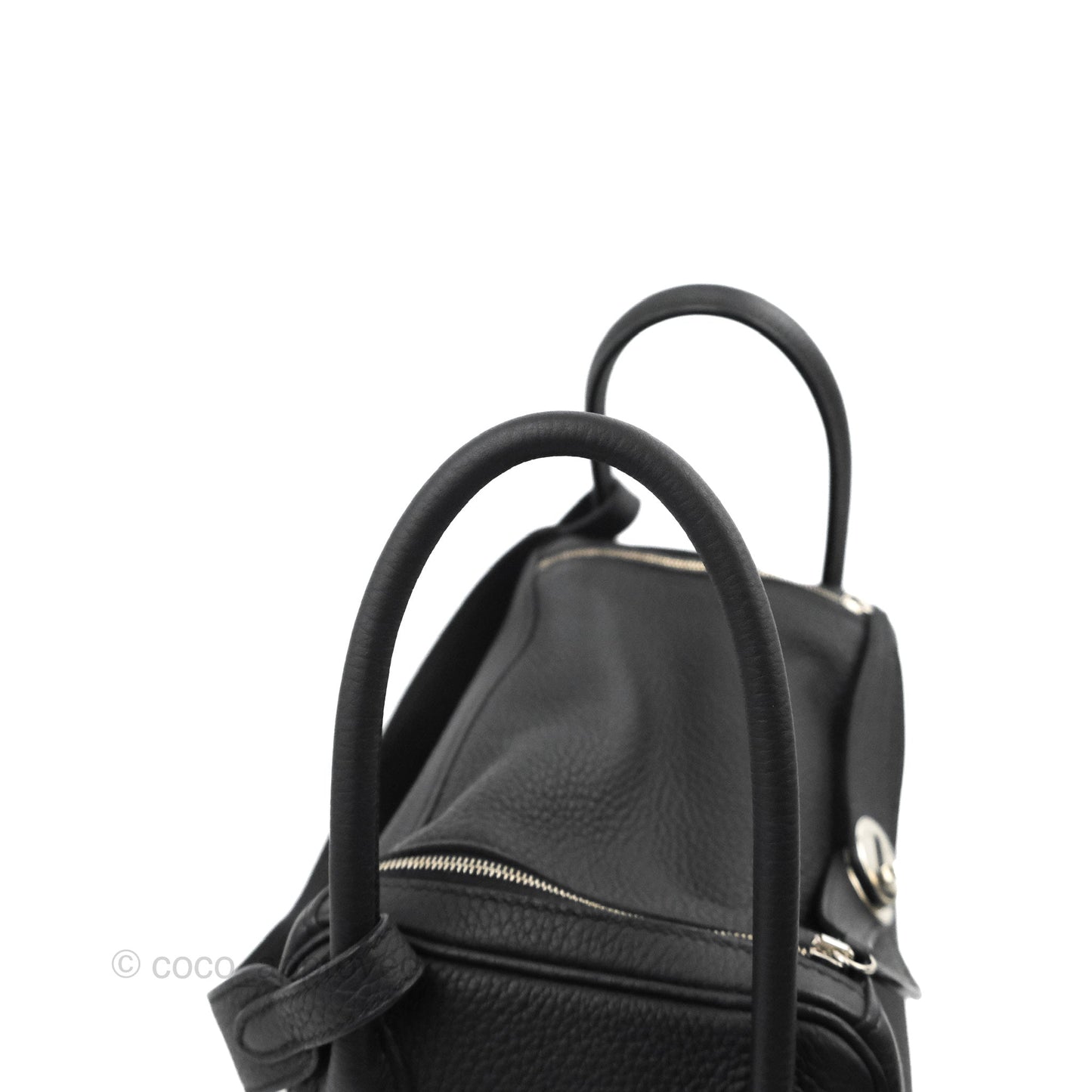 Hermès Lindy 26 Black Taurillon Clemence Palladium Hardware