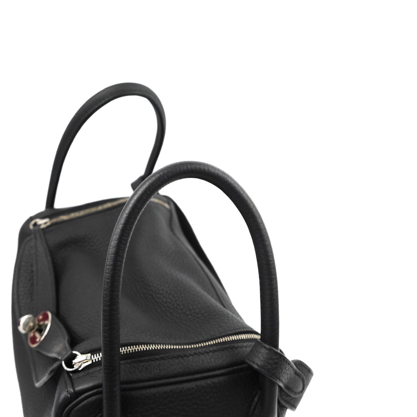 Hermès Lindy 26 Black Taurillon Clemence Palladium Hardware