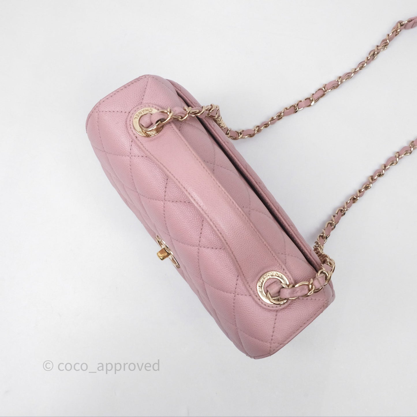 Chanel Quilted Medium Business Affinity Flap Pink Caviar Gold Hardware